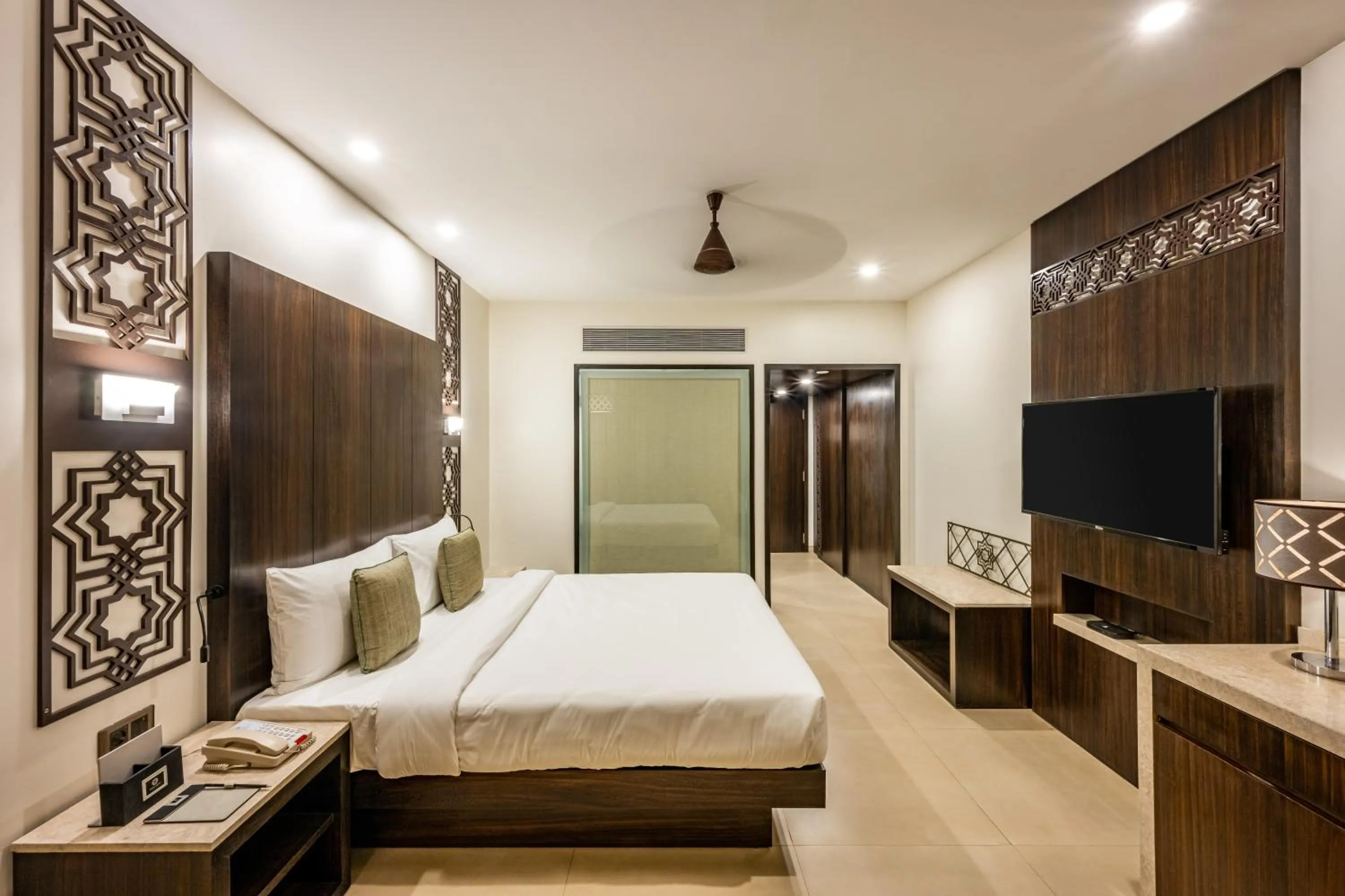 Bed in Silver Waves Resort & Spa - Daman