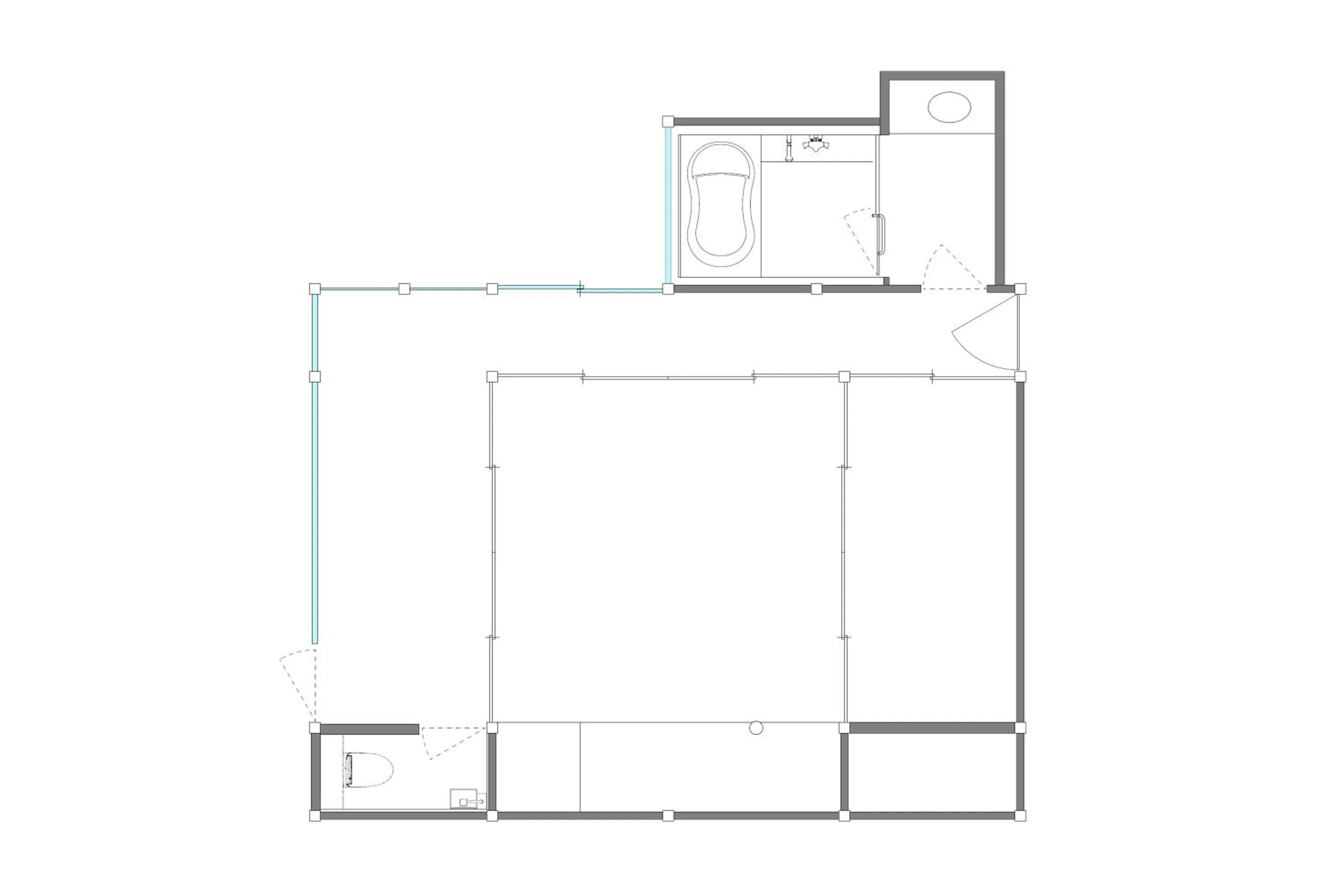 Photo of the whole room in Koyasan Sanadabo Rengejoin