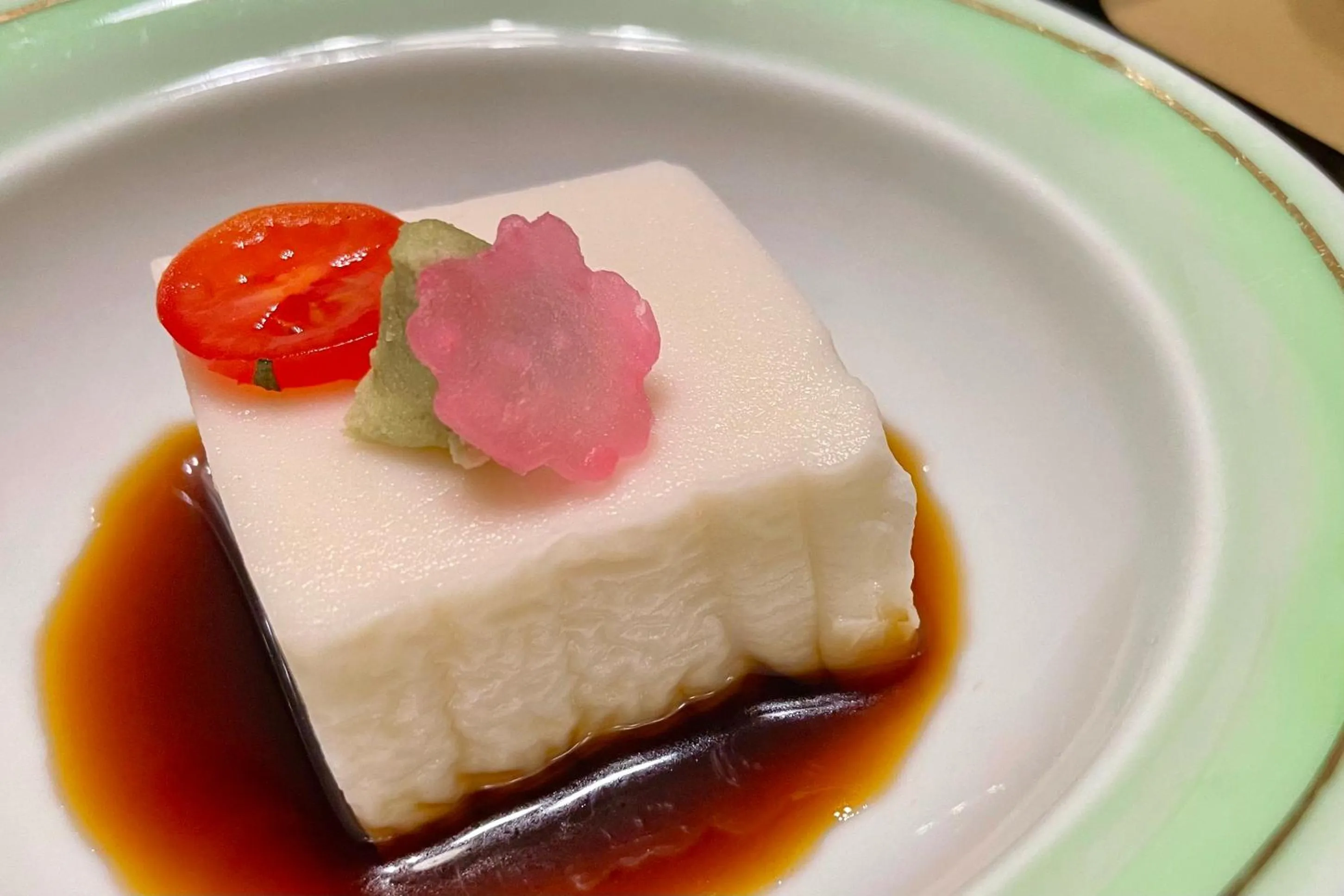 Food close-up in Koyasan Sanadabo Rengejoin