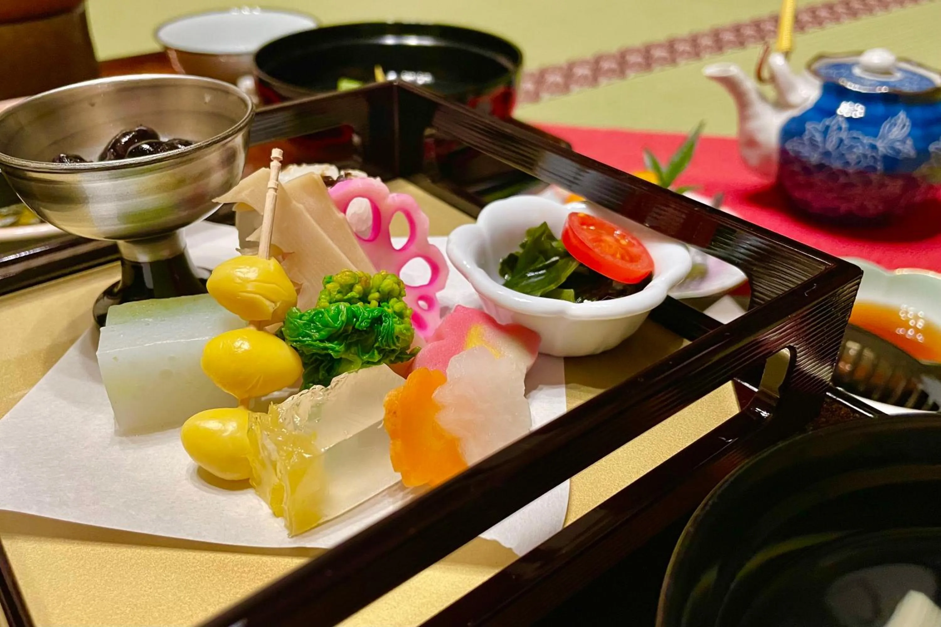 Food close-up in Koyasan Sanadabo Rengejoin