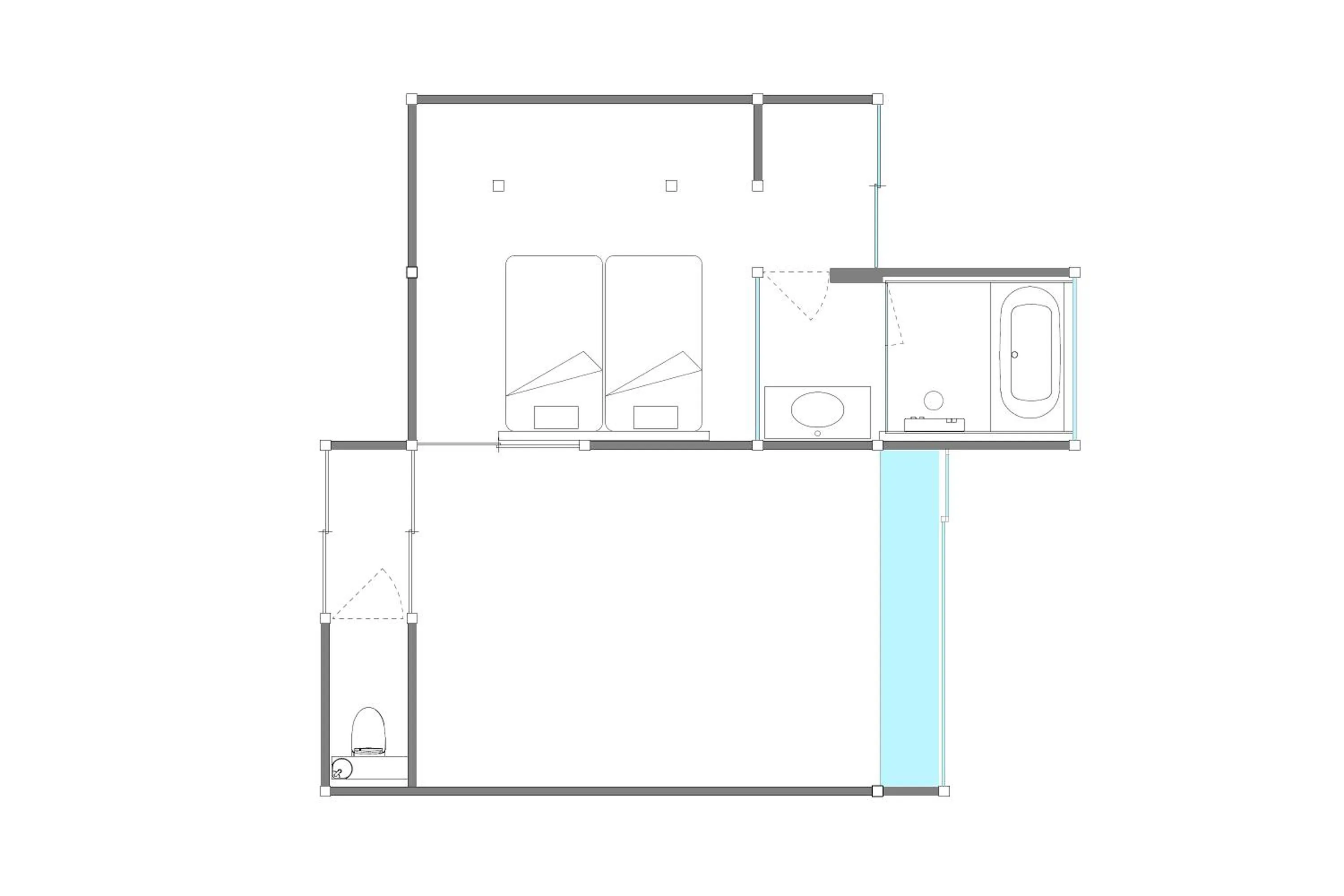 Photo of the whole room in Koyasan Sanadabo Rengejoin