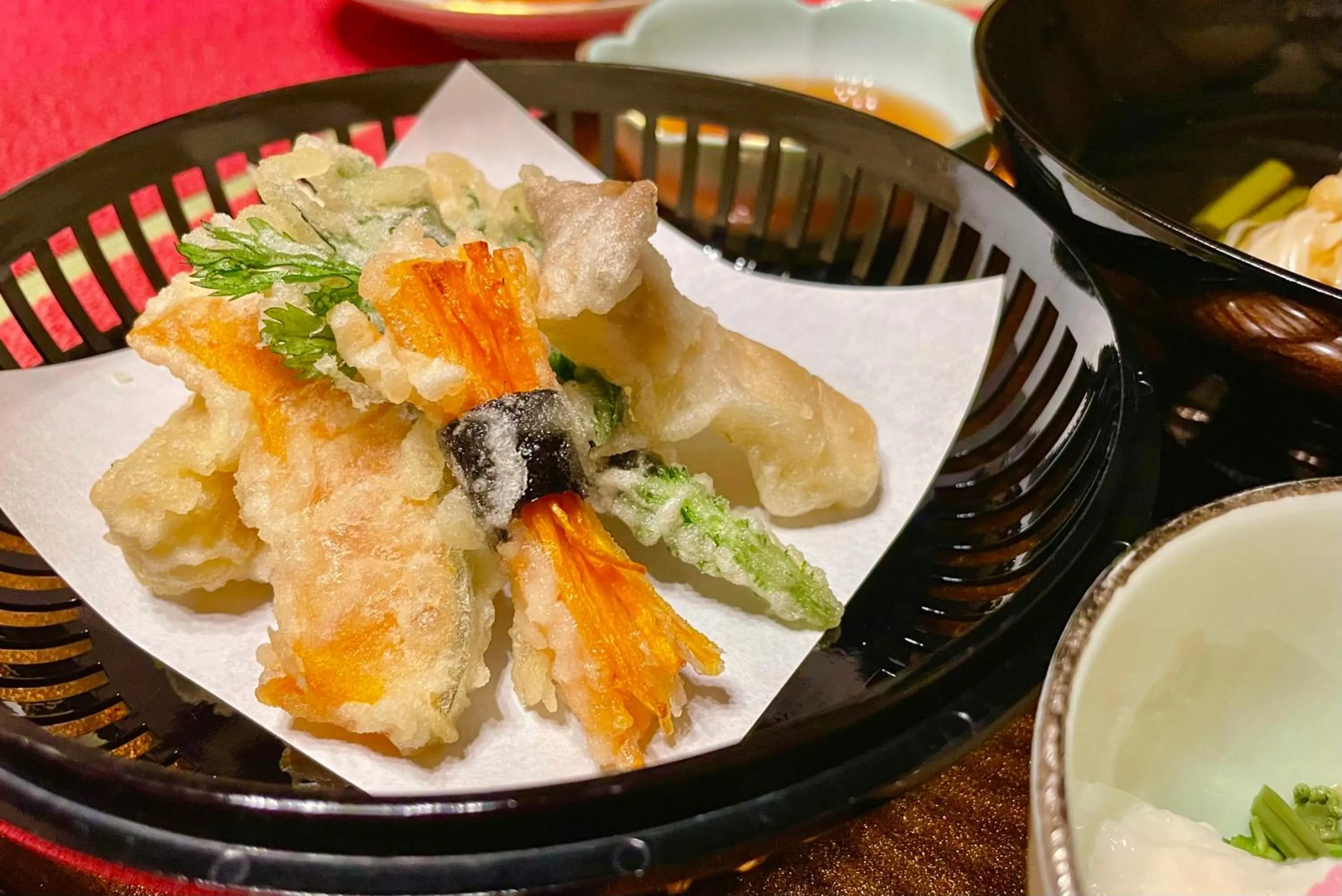 Food close-up in Koyasan Sanadabo Rengejoin