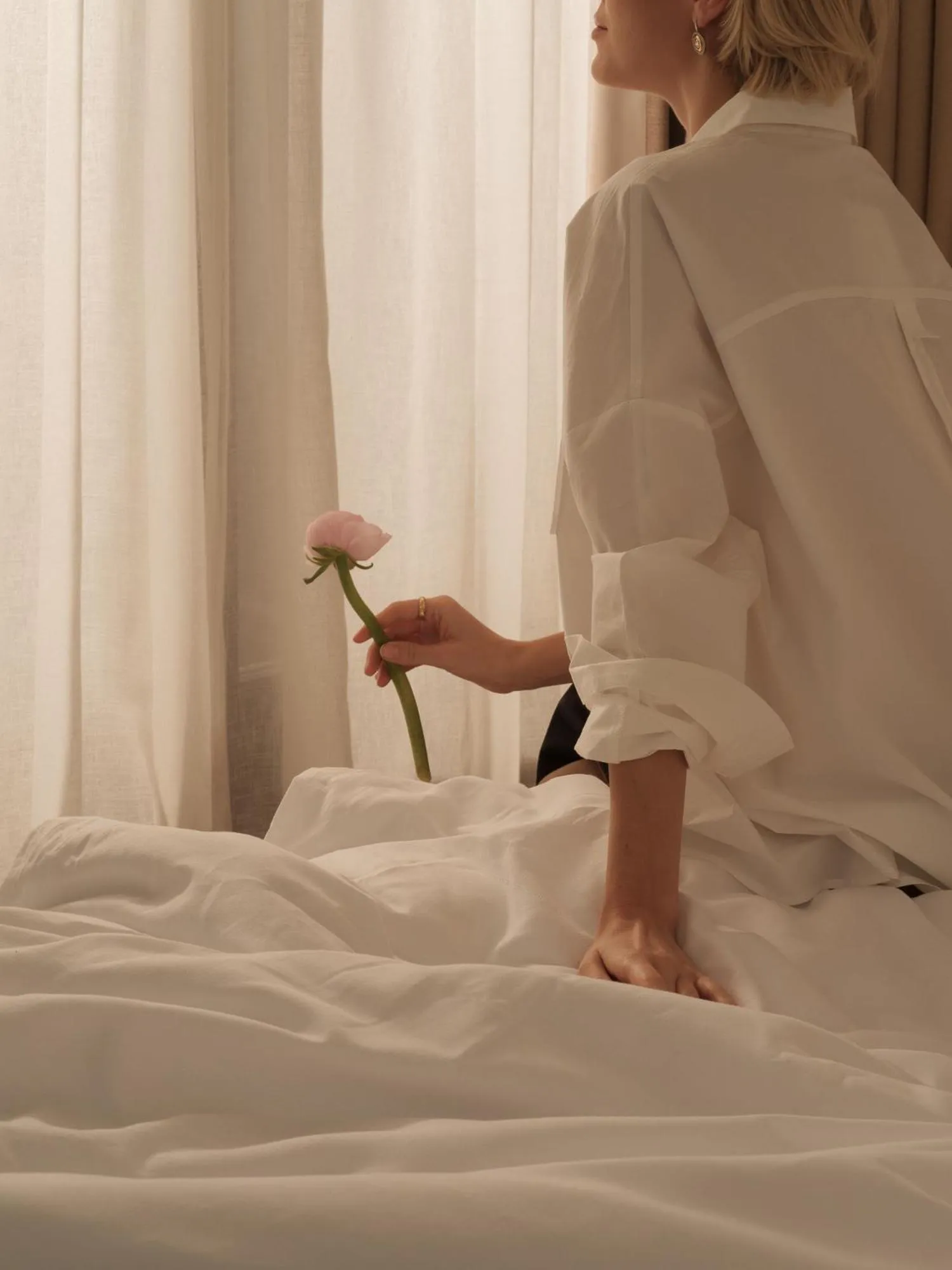 Decorative detail, Bed in Maison Delano Paris