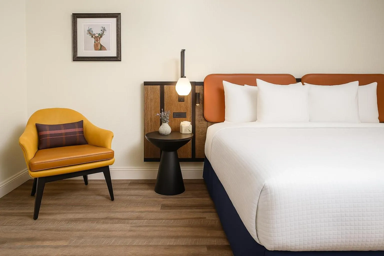 Bedroom, Bed in The Woodrose- NEWLY RENOVATED