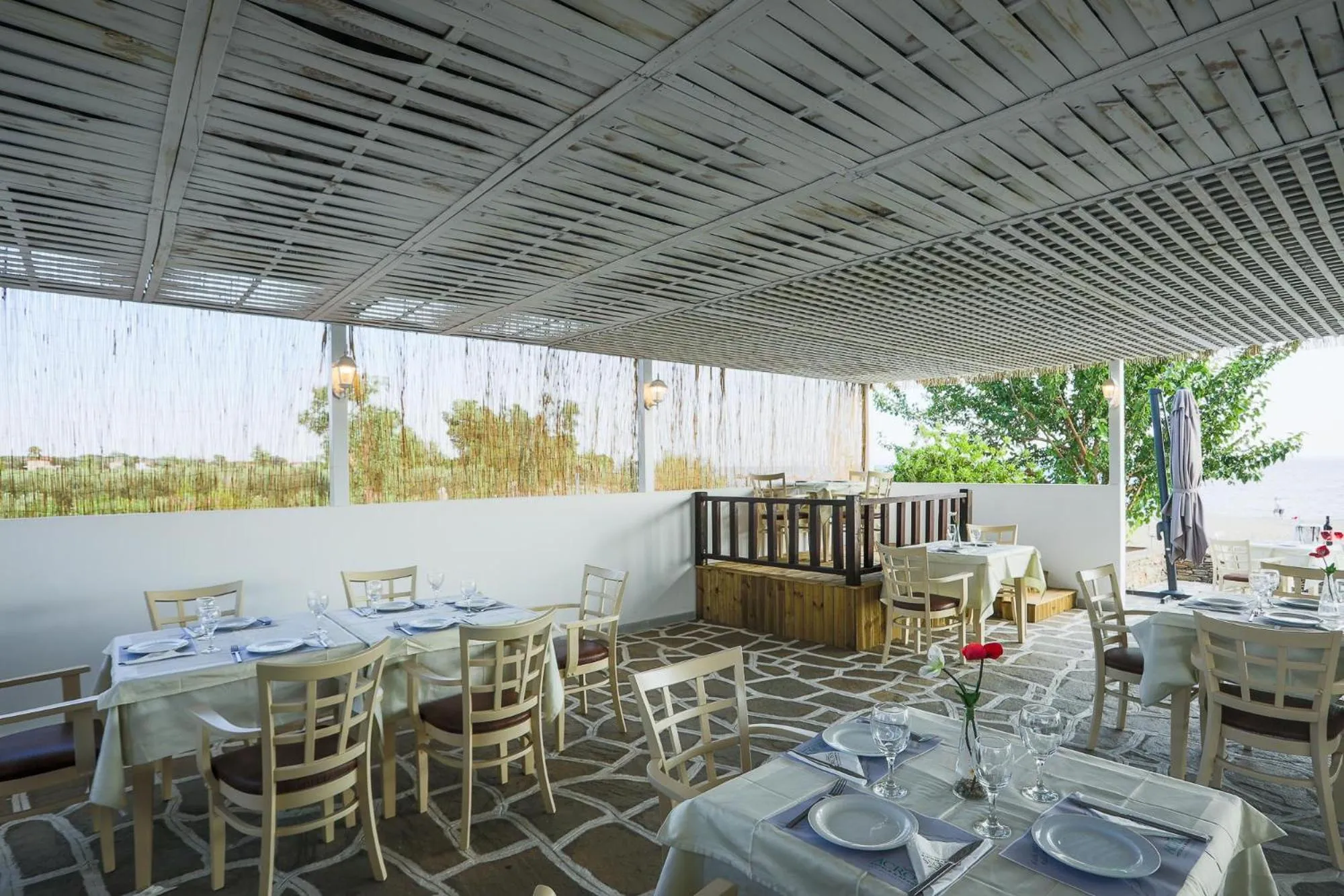 Restaurant/places to eat in Coral Blue Beach Hotel Gerakini