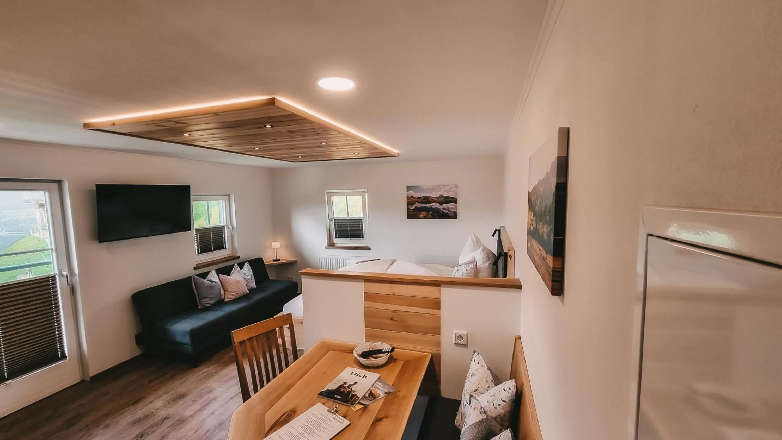 Living room in Posers Bergwelt B&B