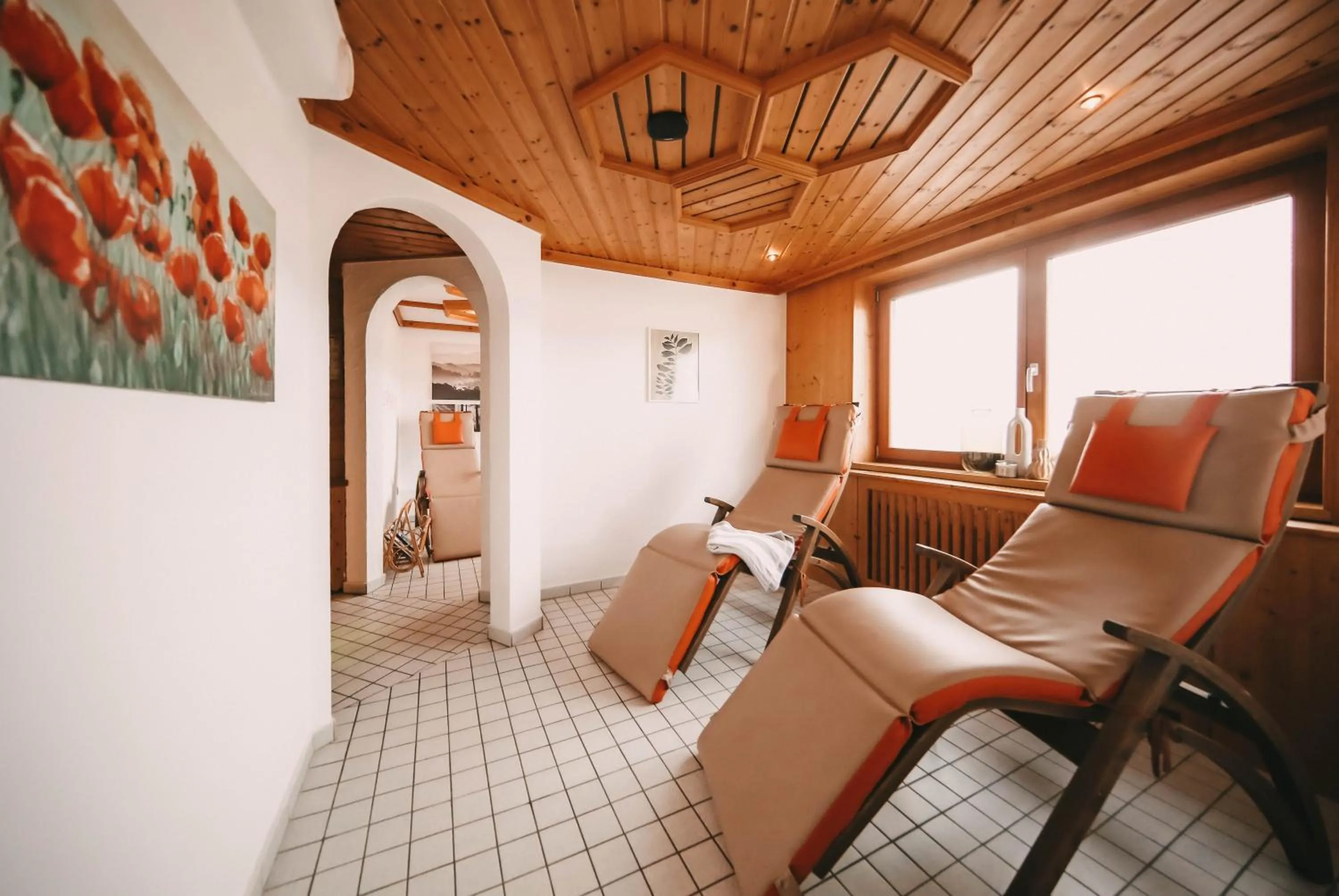 Sauna in Posers Bergwelt B&B