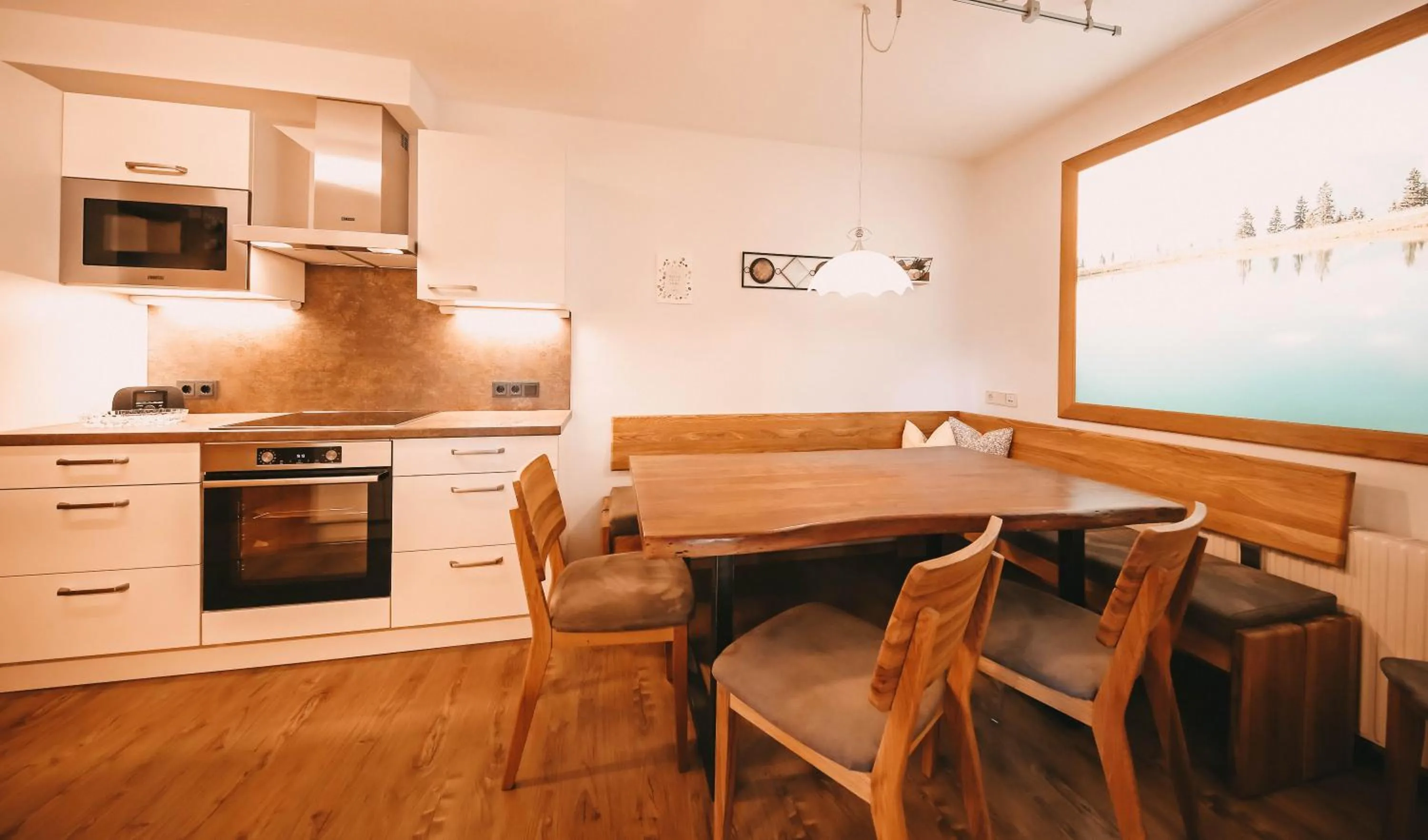 Seating area in Posers Bergwelt B&B