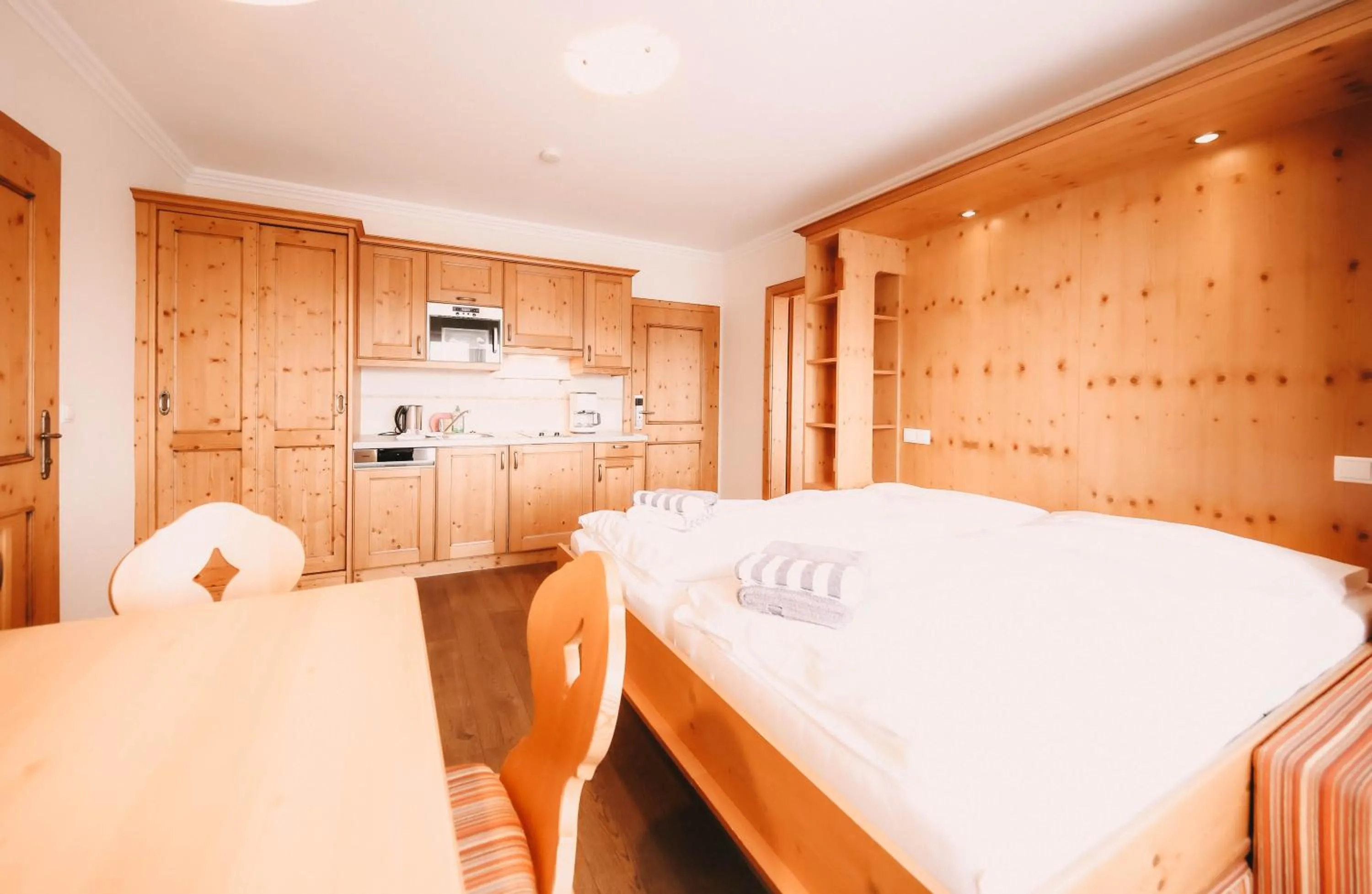 Living room, Bed in Posers Bergwelt B&B