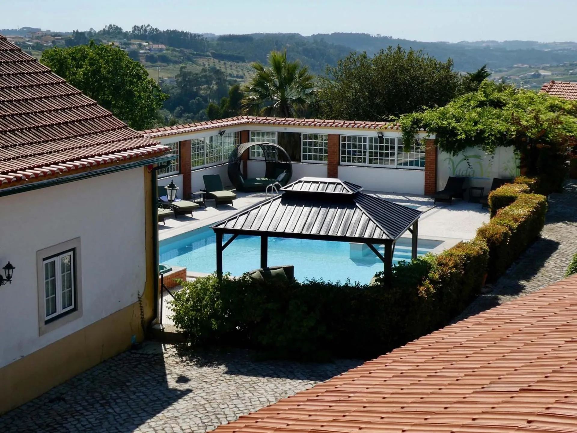 Pool view in Vida-Vi, Country House and B&B