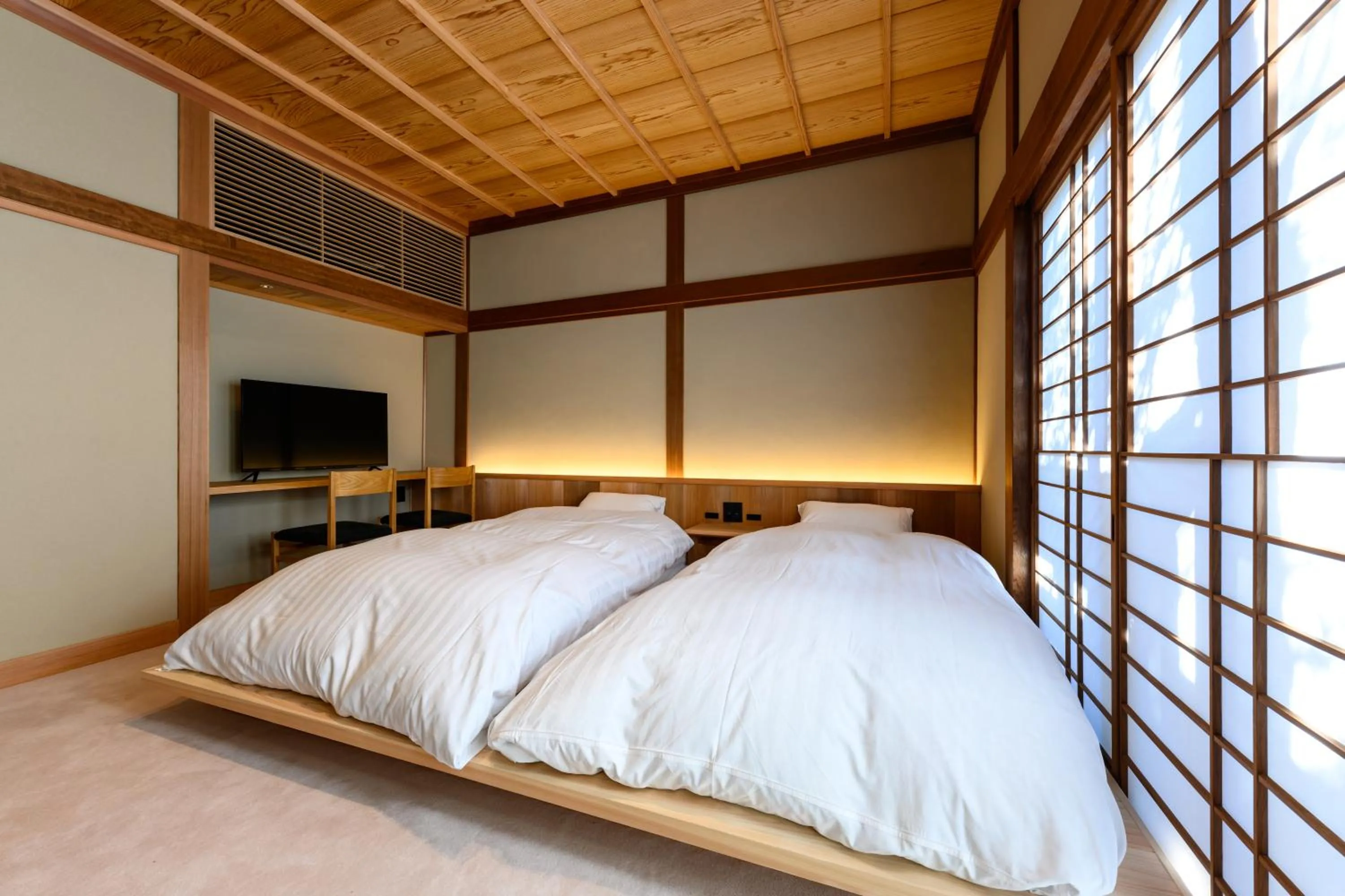 Photo of the whole room, Bed in Kappo Ryokan Yumesaki