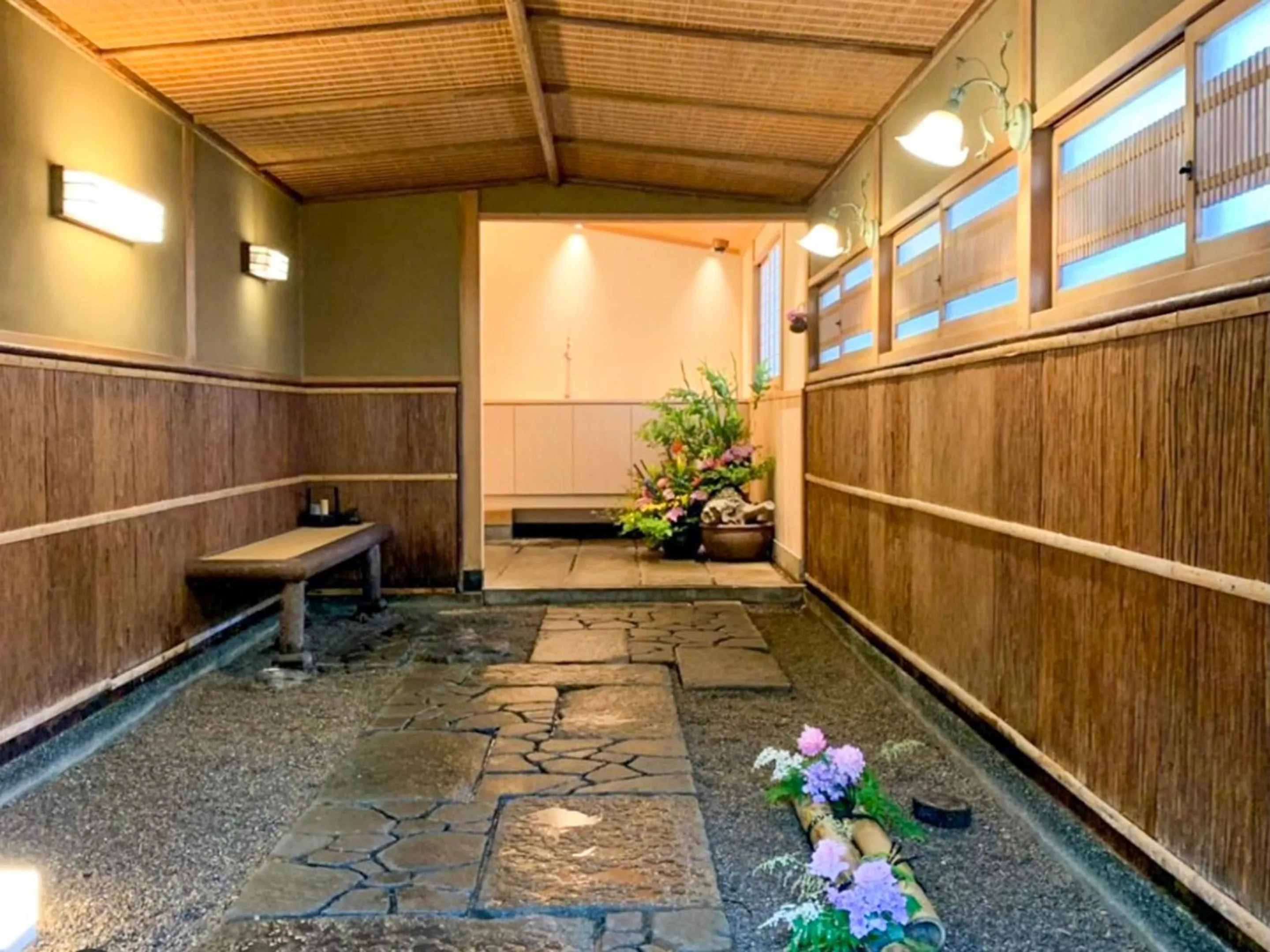 Facade/entrance in Kappo Ryokan Yumesaki