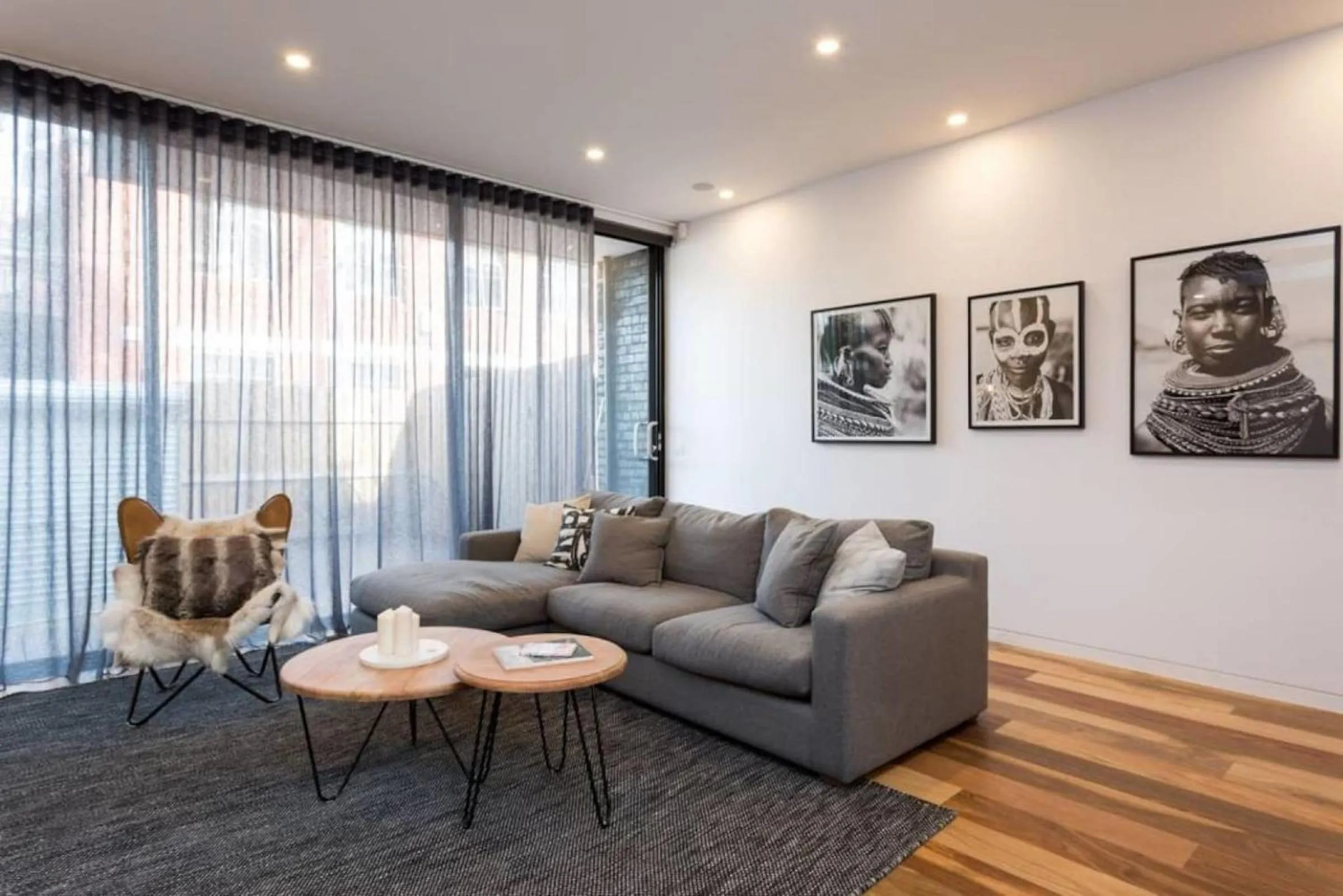 Living room in Lola Three Levels of Style with Rooftop Terrace