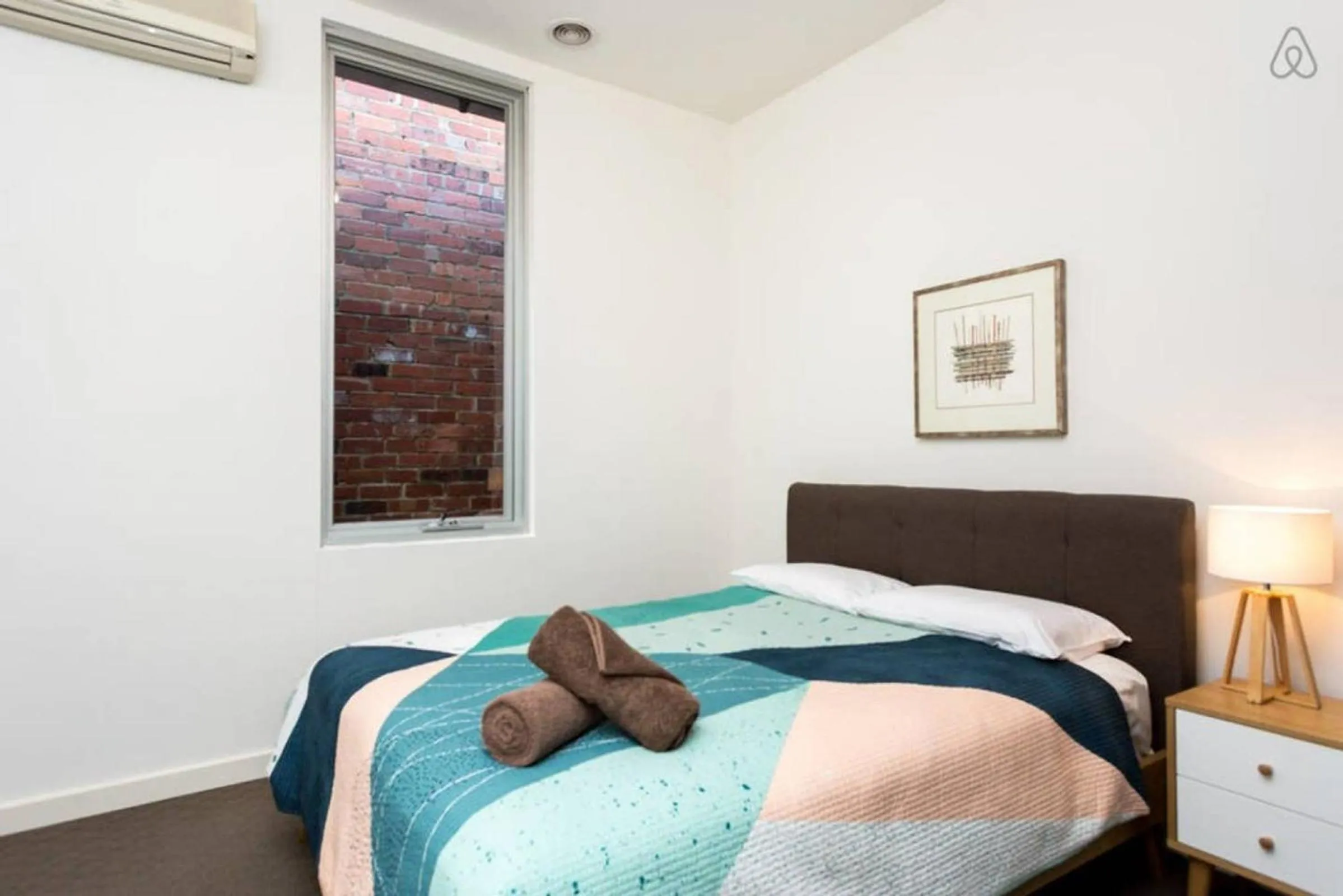 Bedroom, Bed in Bradman Modern Style a Walk to MCG, Swan St, CBD
