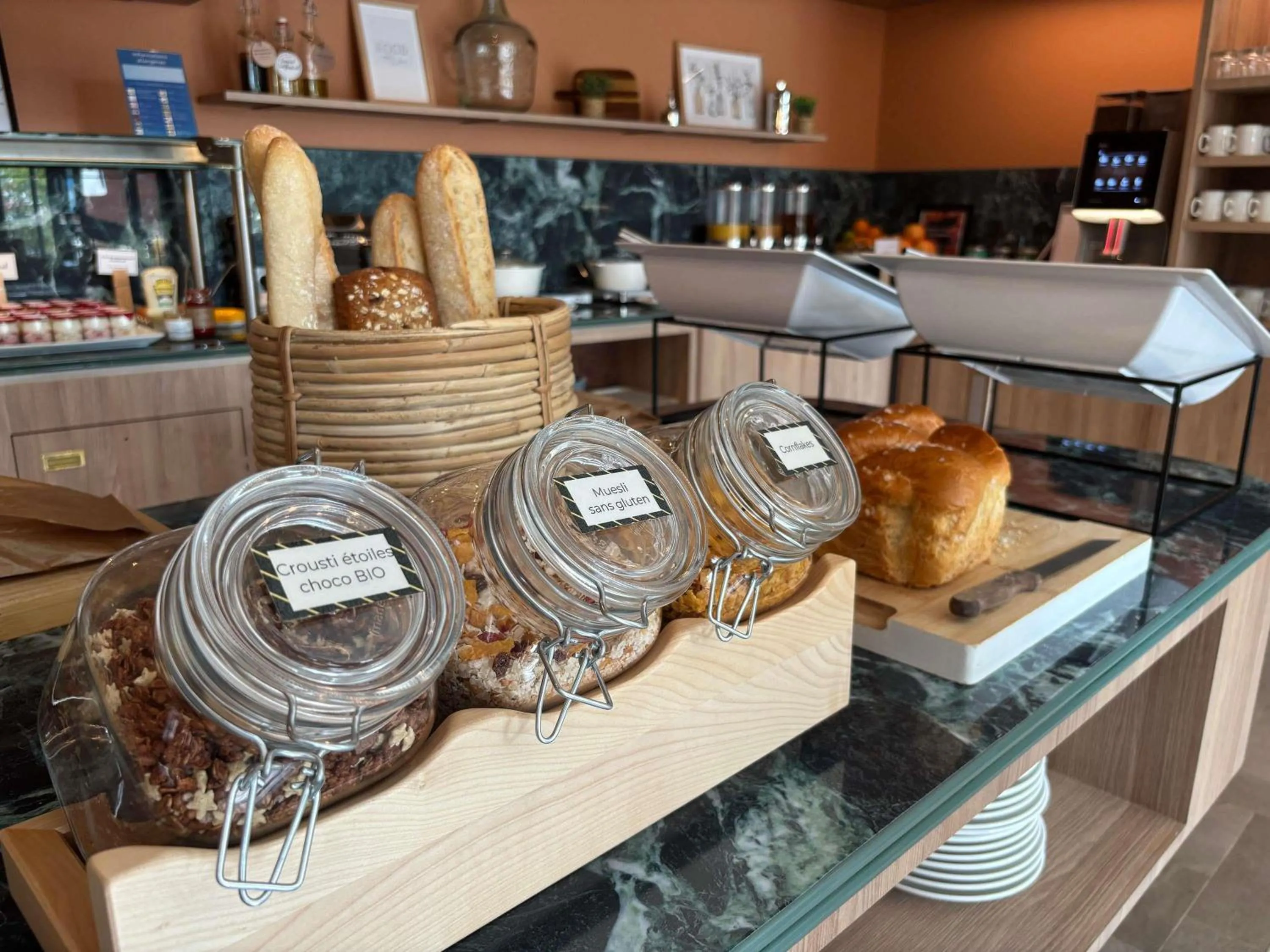 Breakfast in Novotel Suites Rouen Normandie