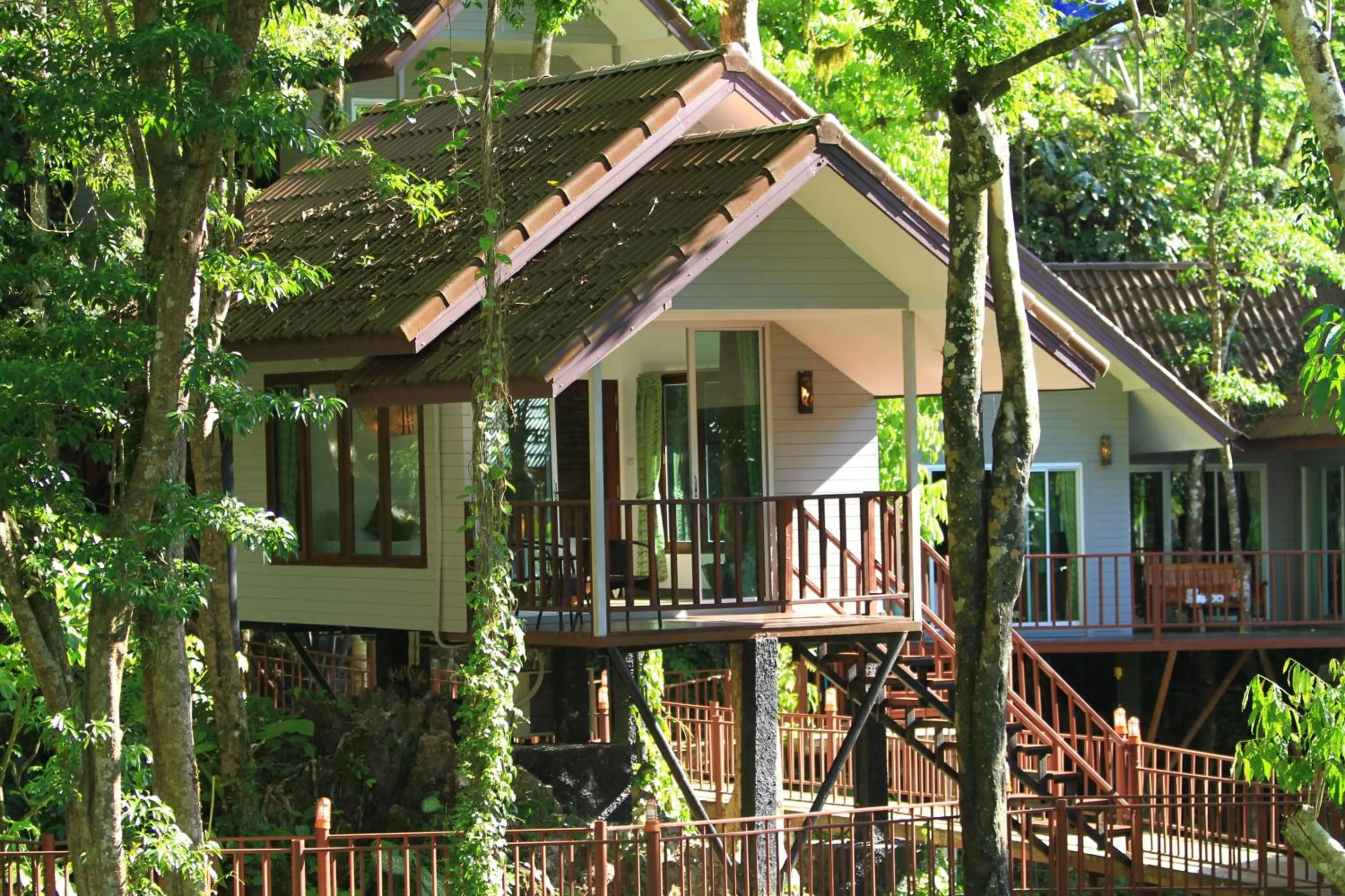 Property building in Rock and Tree House Resort