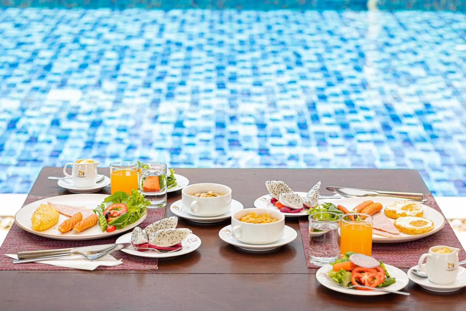 Breakfast in Khammon Lanna Resort Chiang Mai