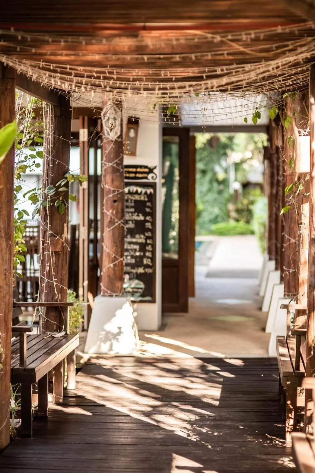 Decorative detail in Khammon Lanna Resort Chiang Mai