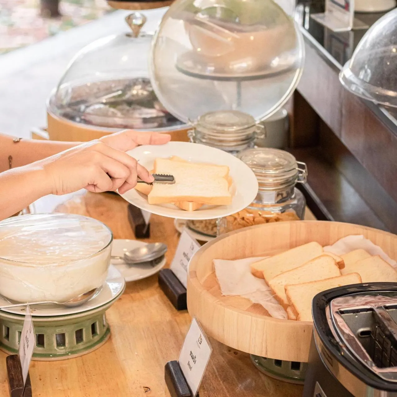 Breakfast in Khammon Lanna Resort Chiang Mai