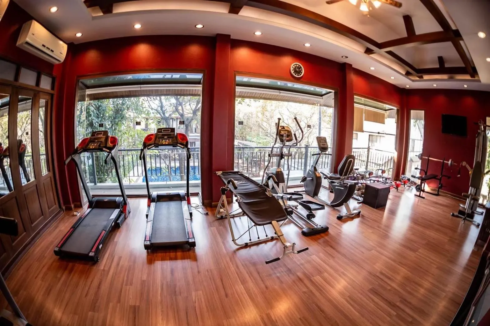 Fitness centre/facilities in Khammon Lanna Resort Chiang Mai