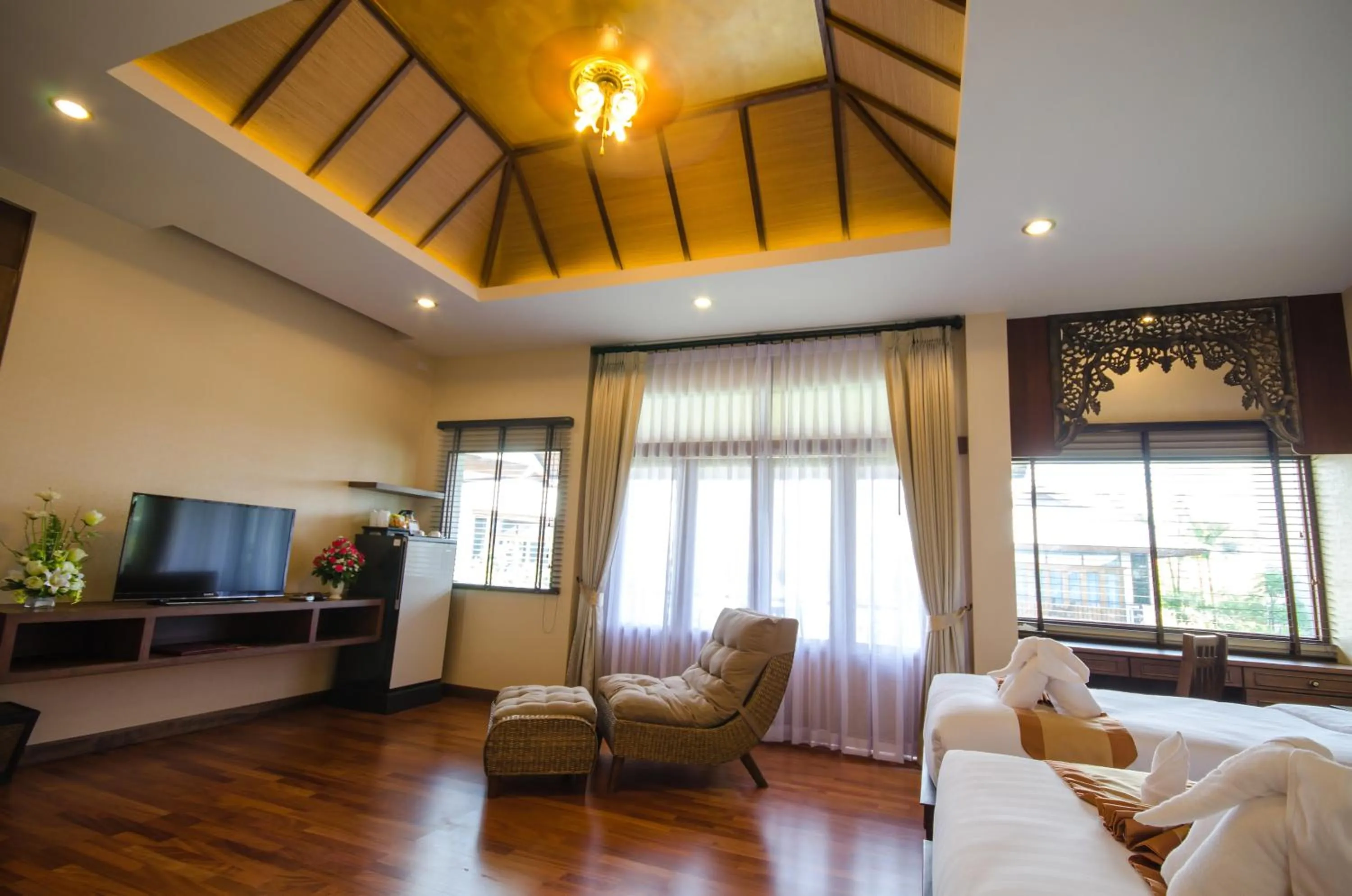 Bedroom in Khammon Lanna Resort Chiang Mai