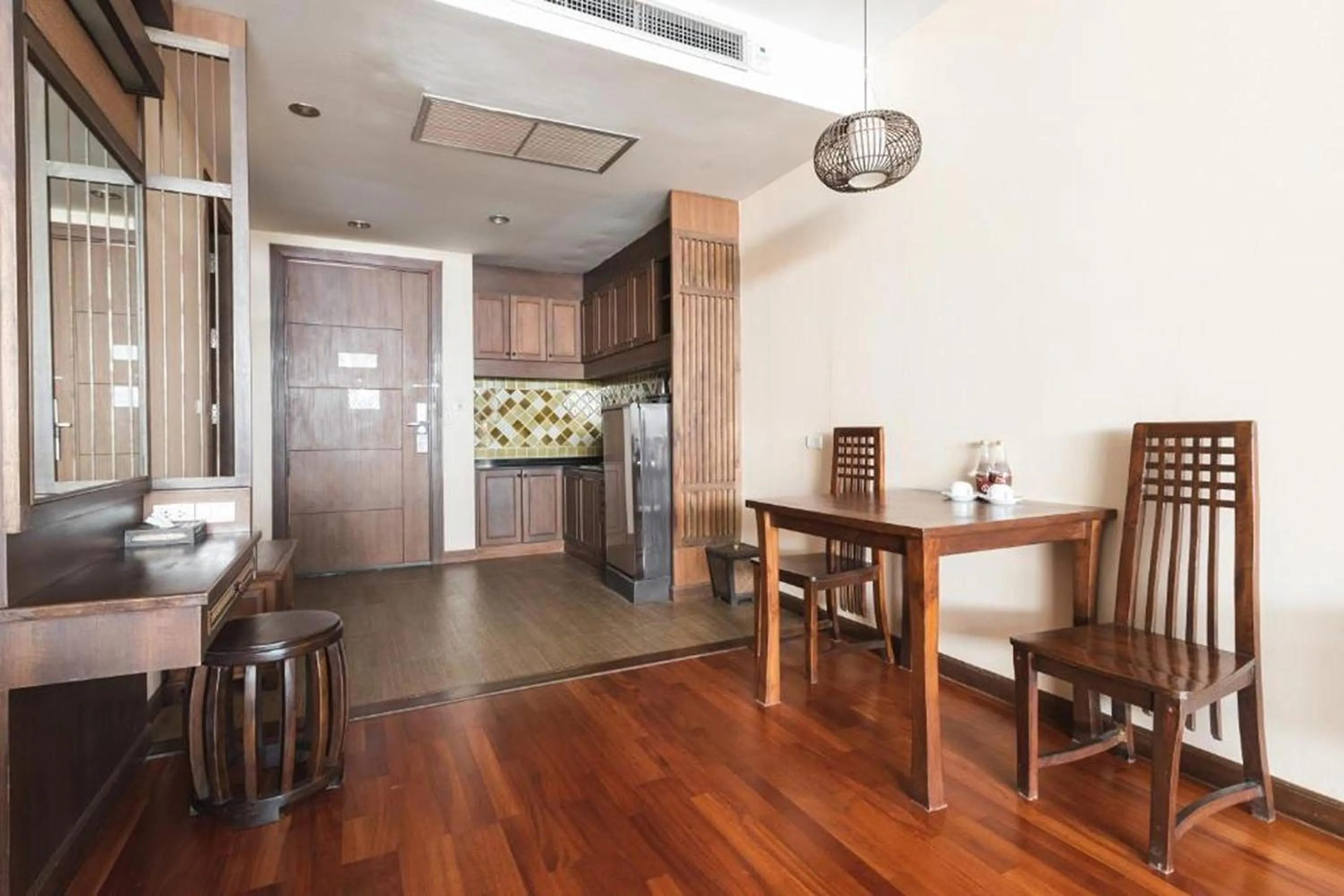 Kitchen or kitchenette in Khammon Lanna Resort Chiang Mai