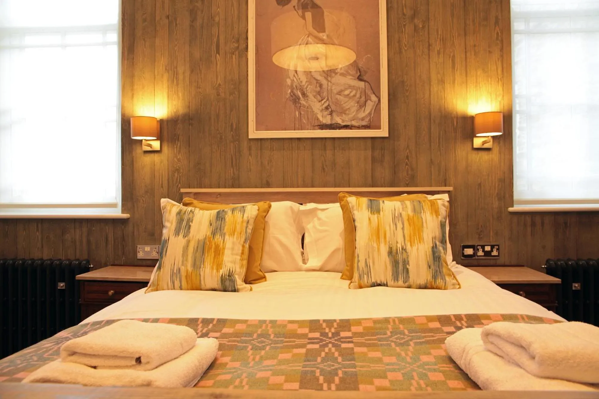 Bed in Y Capel Guest House