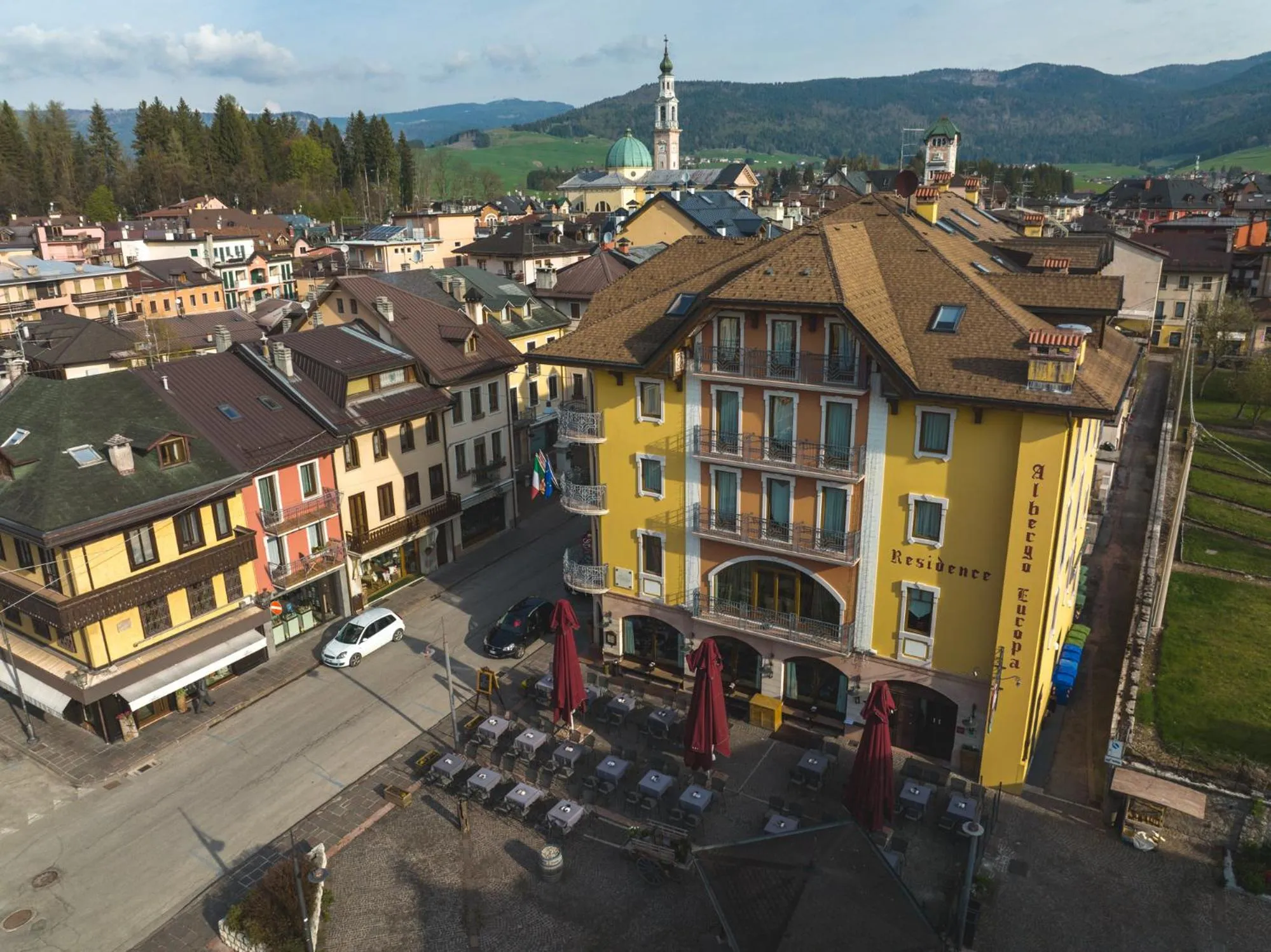 Bird's eye view in Hotel Europa Residence