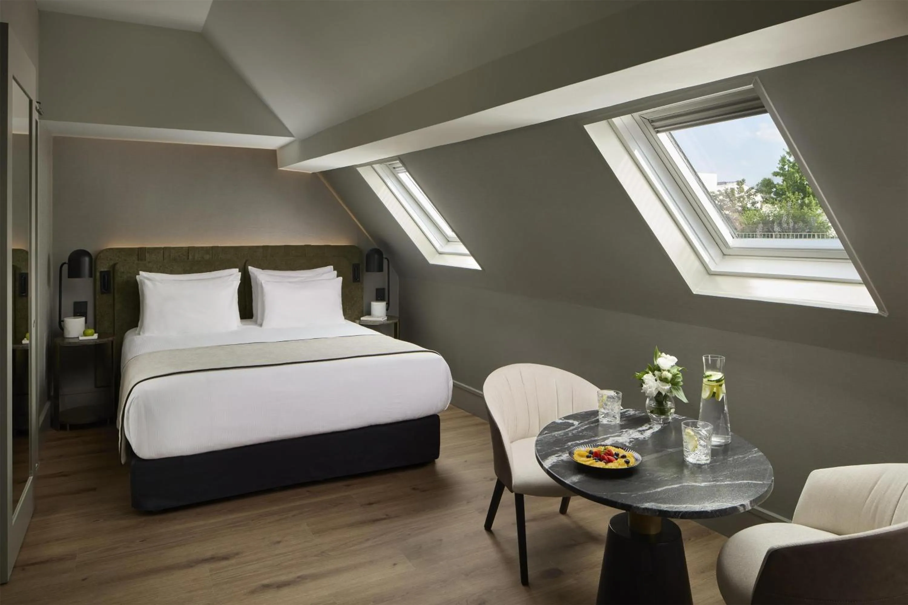 Bedroom, Bed in NH Collection Paris Ponthieu Champs-Élysées