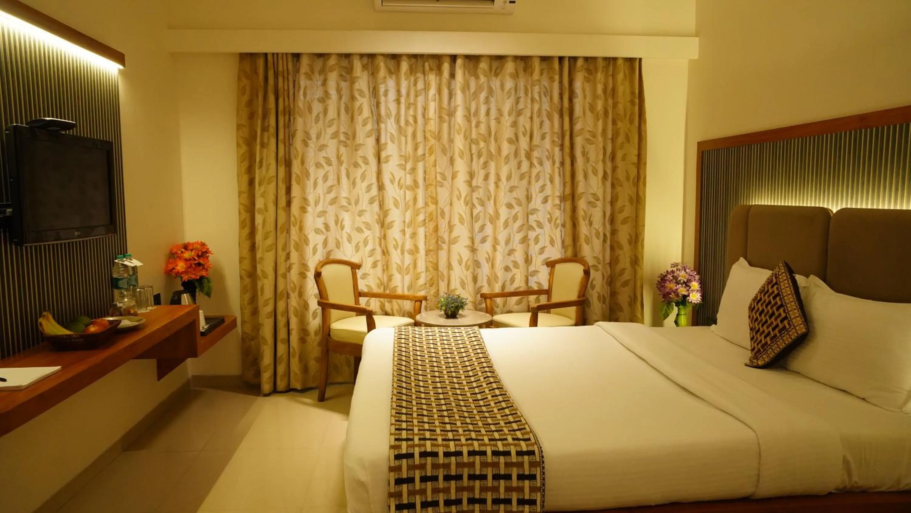Bed in Hotel Ganpati Palace Shirdi Newly Renovated