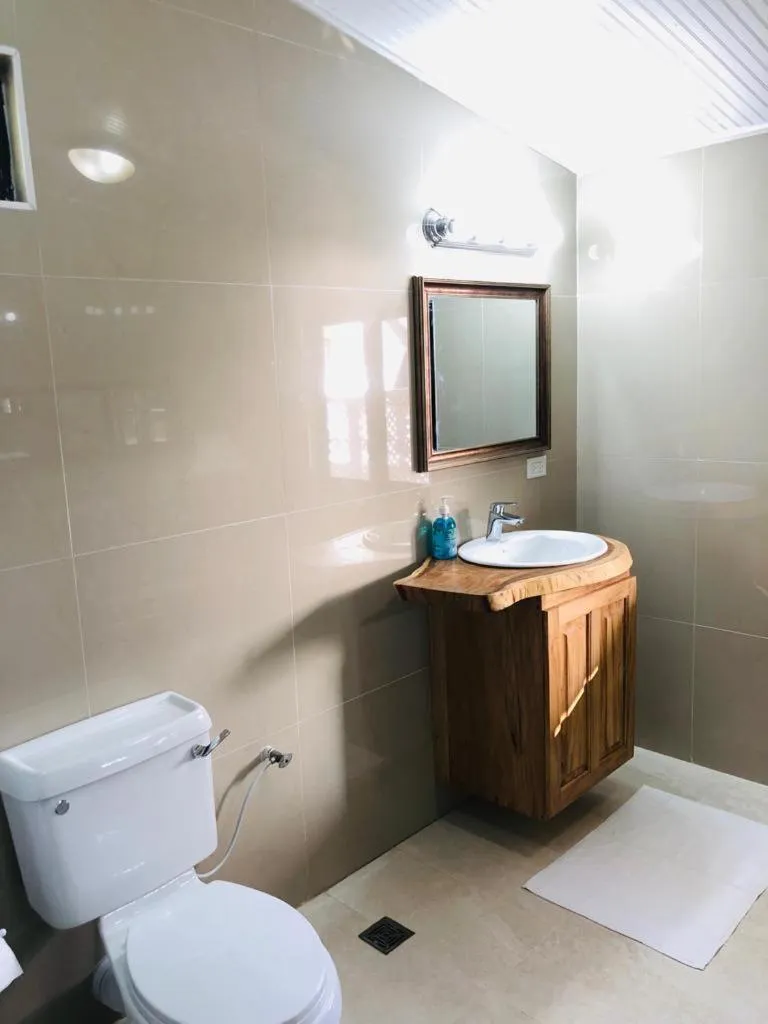 Bathroom in Castara Inn