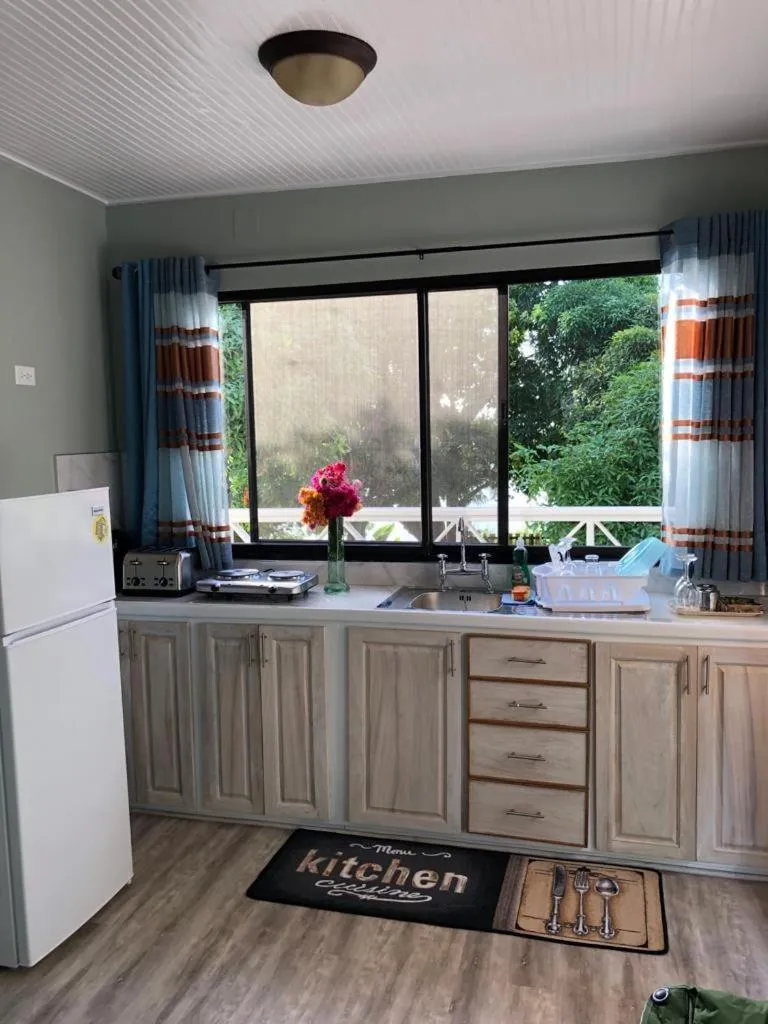 Kitchen or kitchenette in Castara Inn