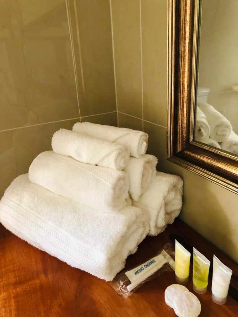 Bathroom in Castara Inn