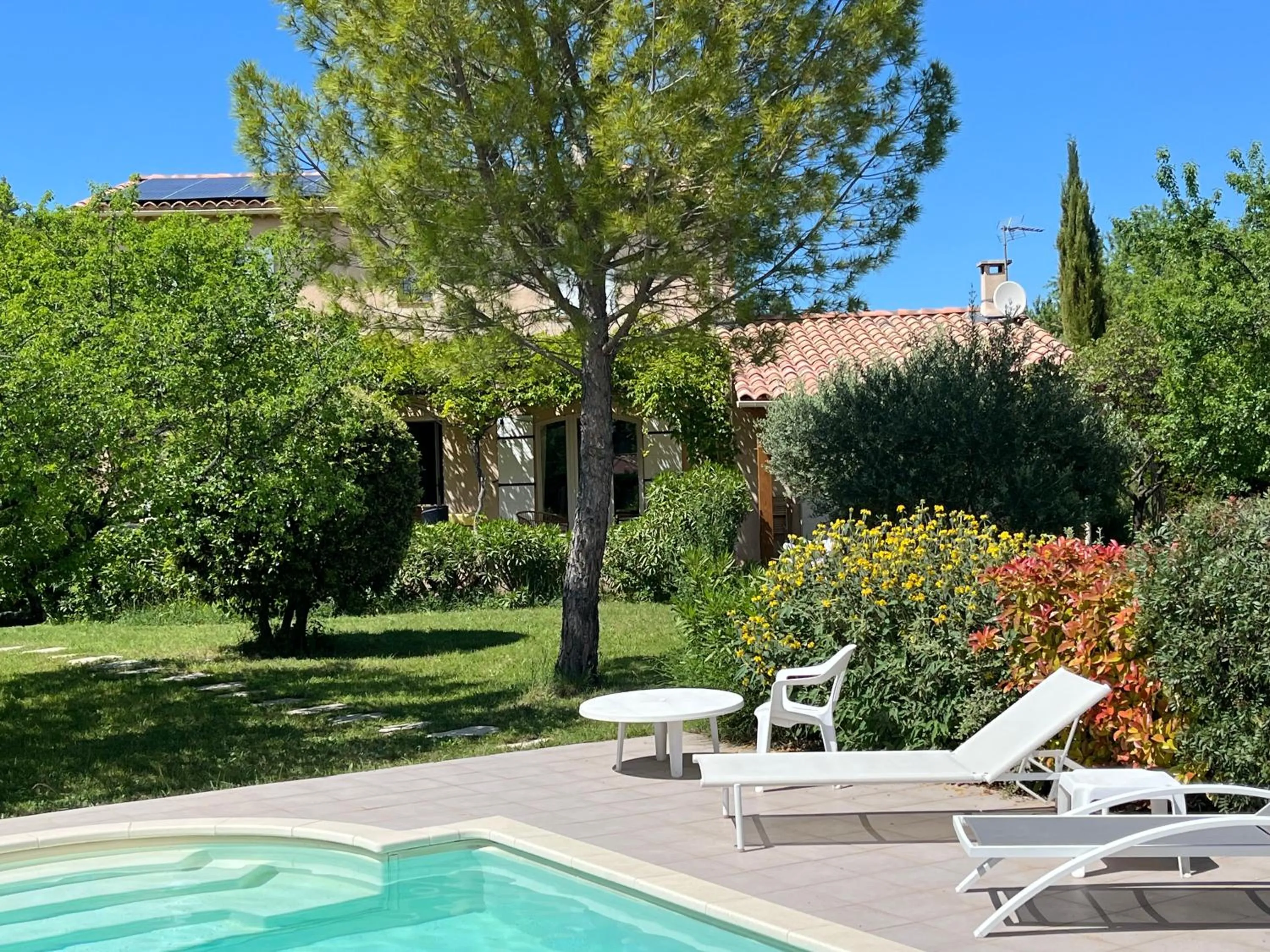 Garden view in L'Atelier de Maia