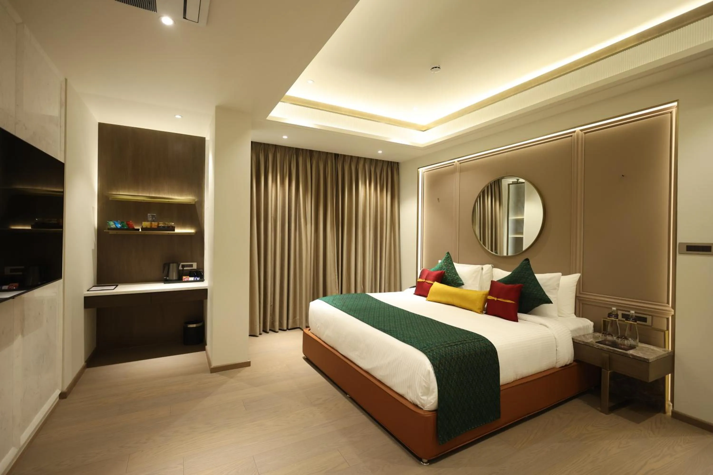 Bed in MARIGOLD-Newly Renovated Hotel