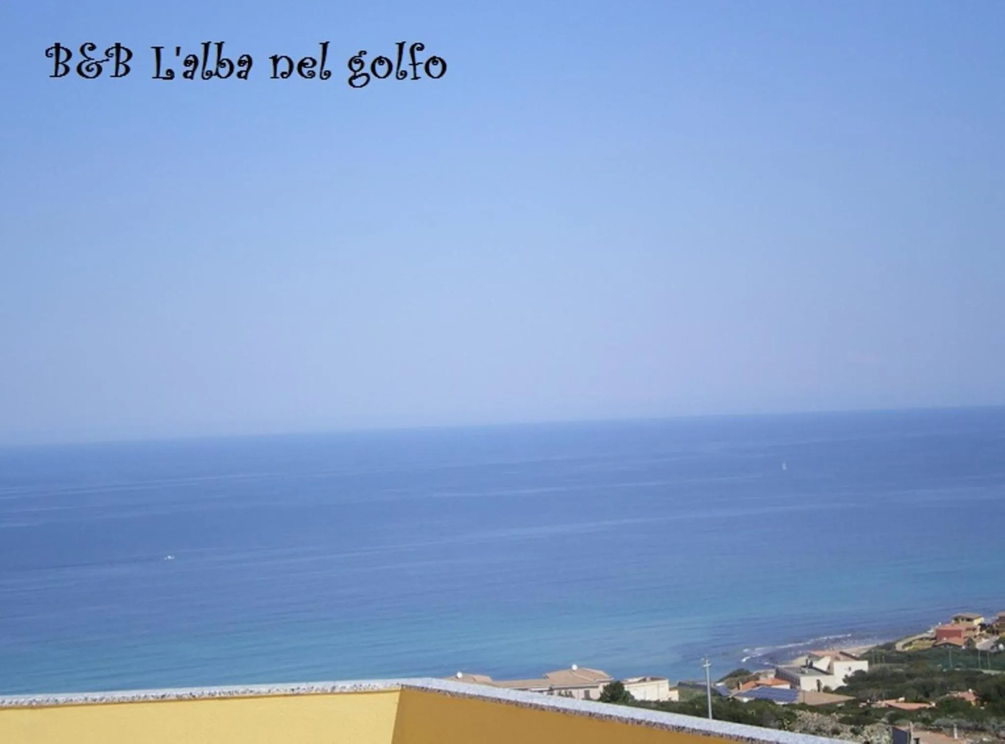 Sea view in B&B L'alba Nel Golfo