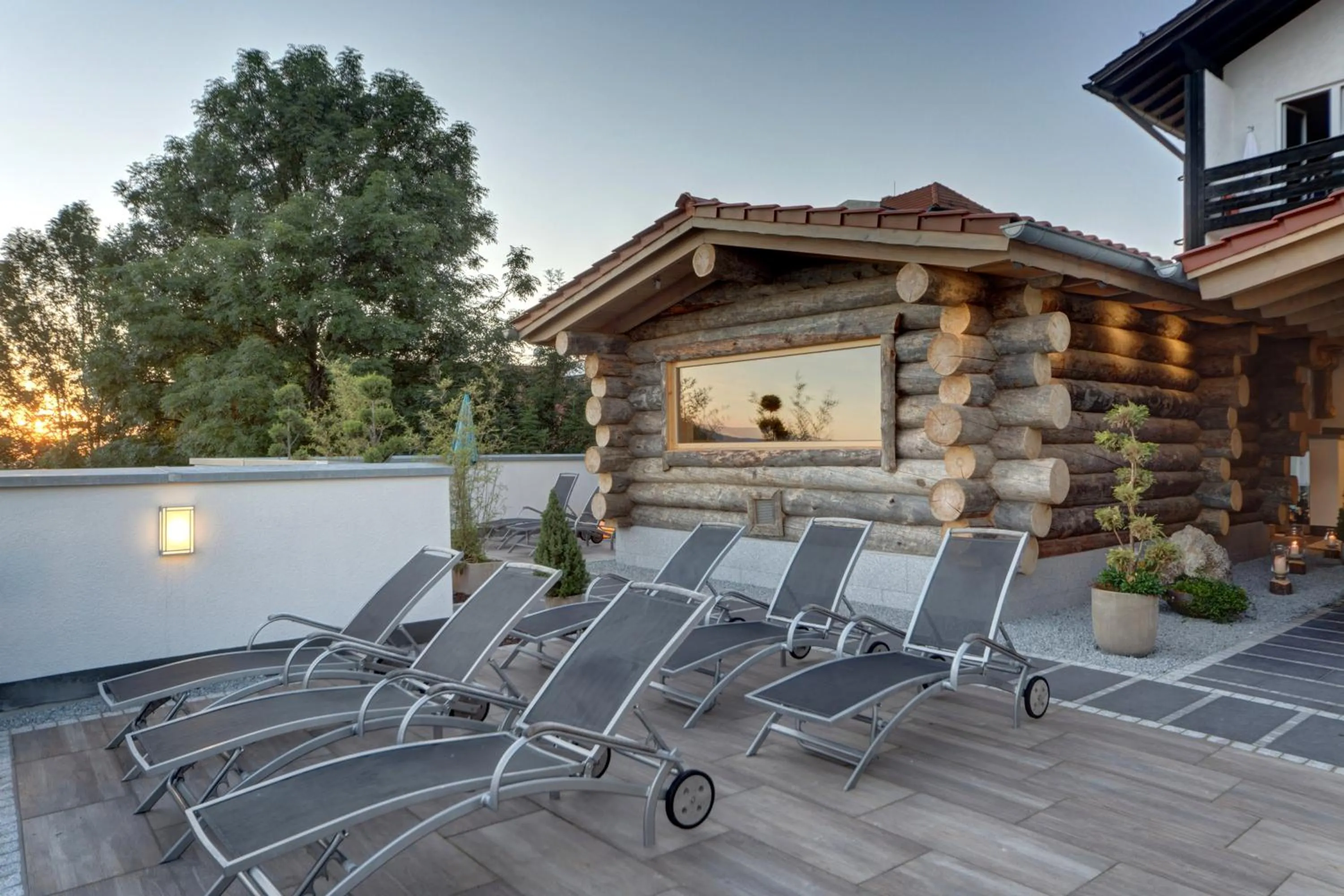 Sauna in Wellnesshotel Hofbräuhaus