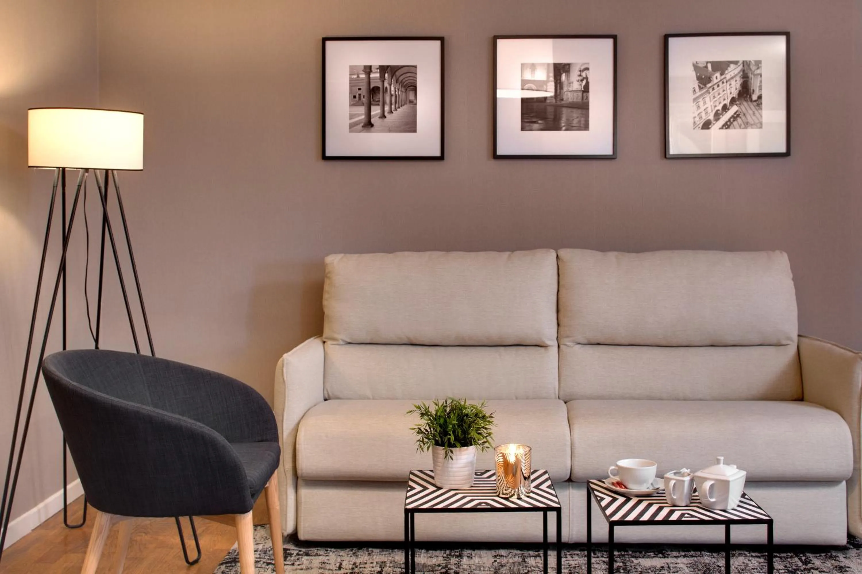 Seating area in Hôtel des Ducs