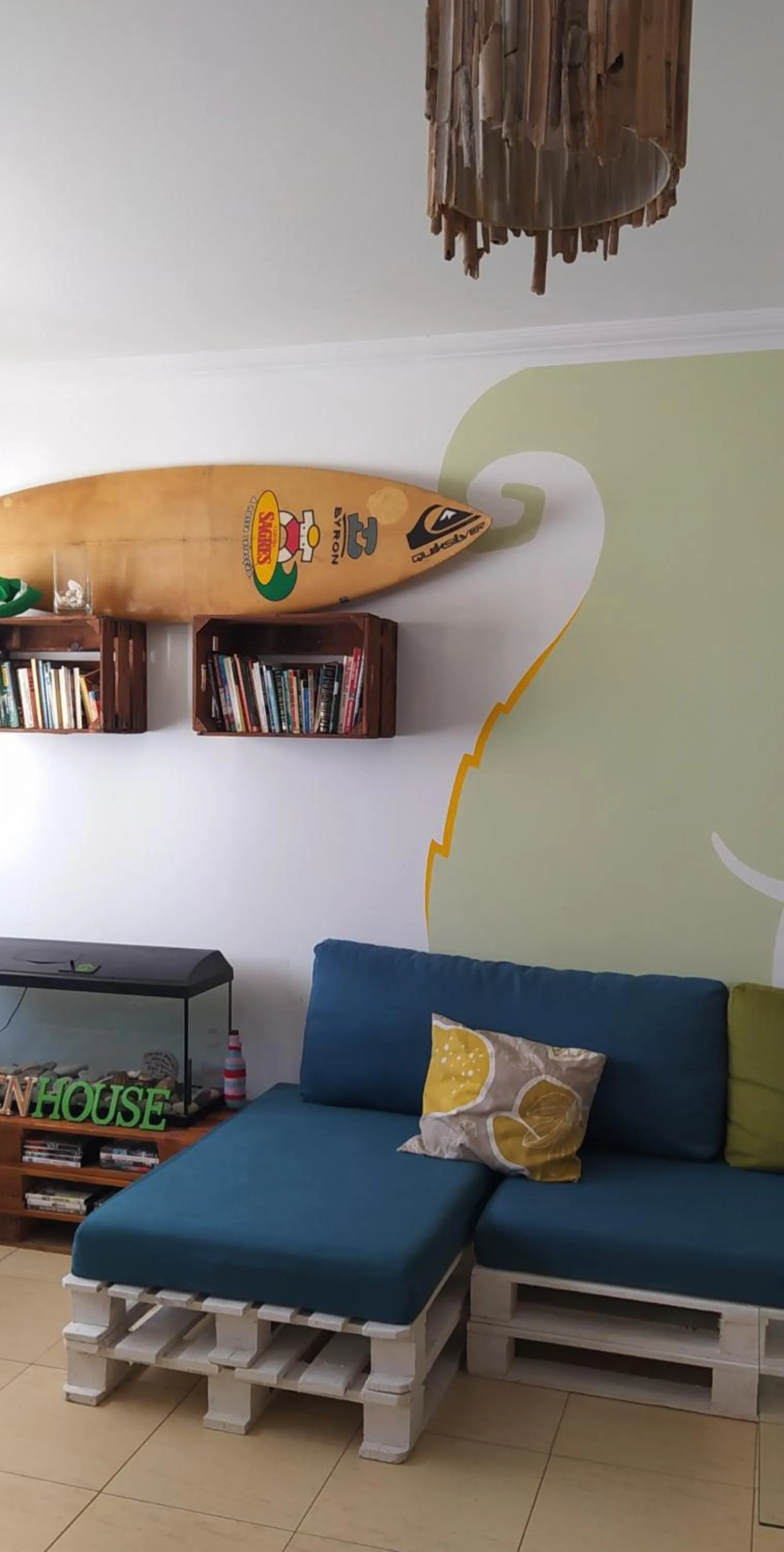 Living room in Green House