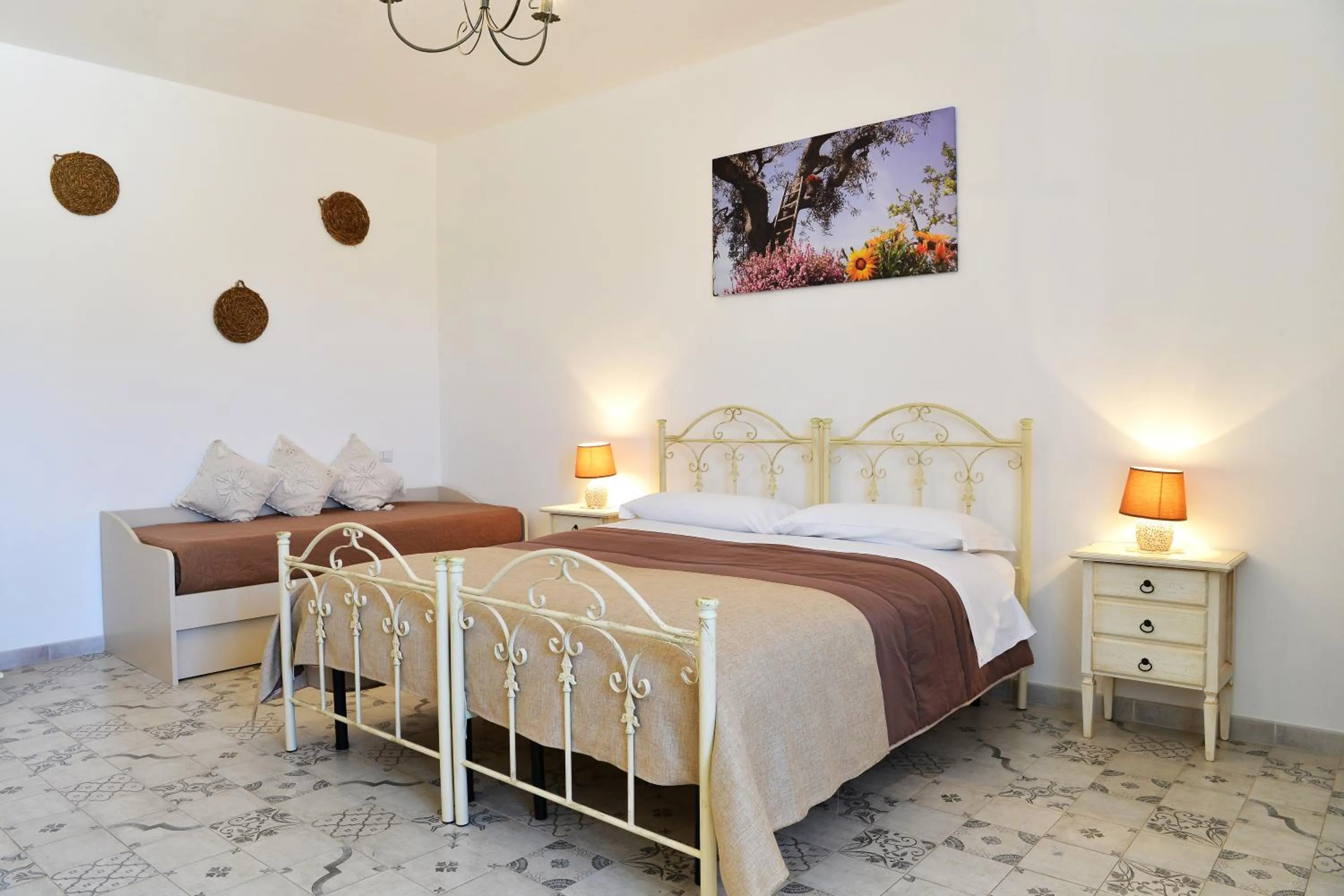 Bed in Masseria Peppeturro
