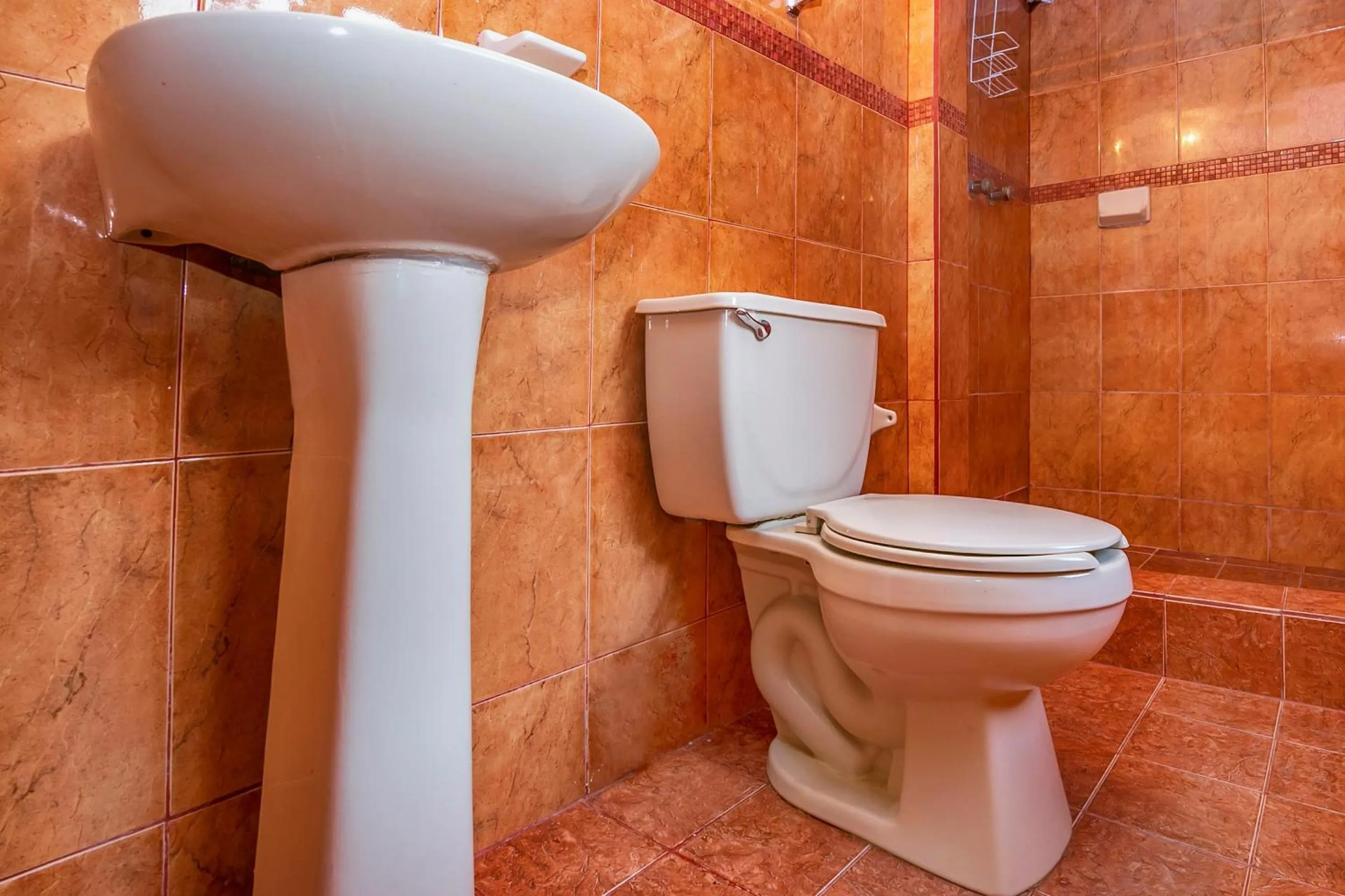 Bathroom in OYO Posada De Los Angeles, Pátzcuaro