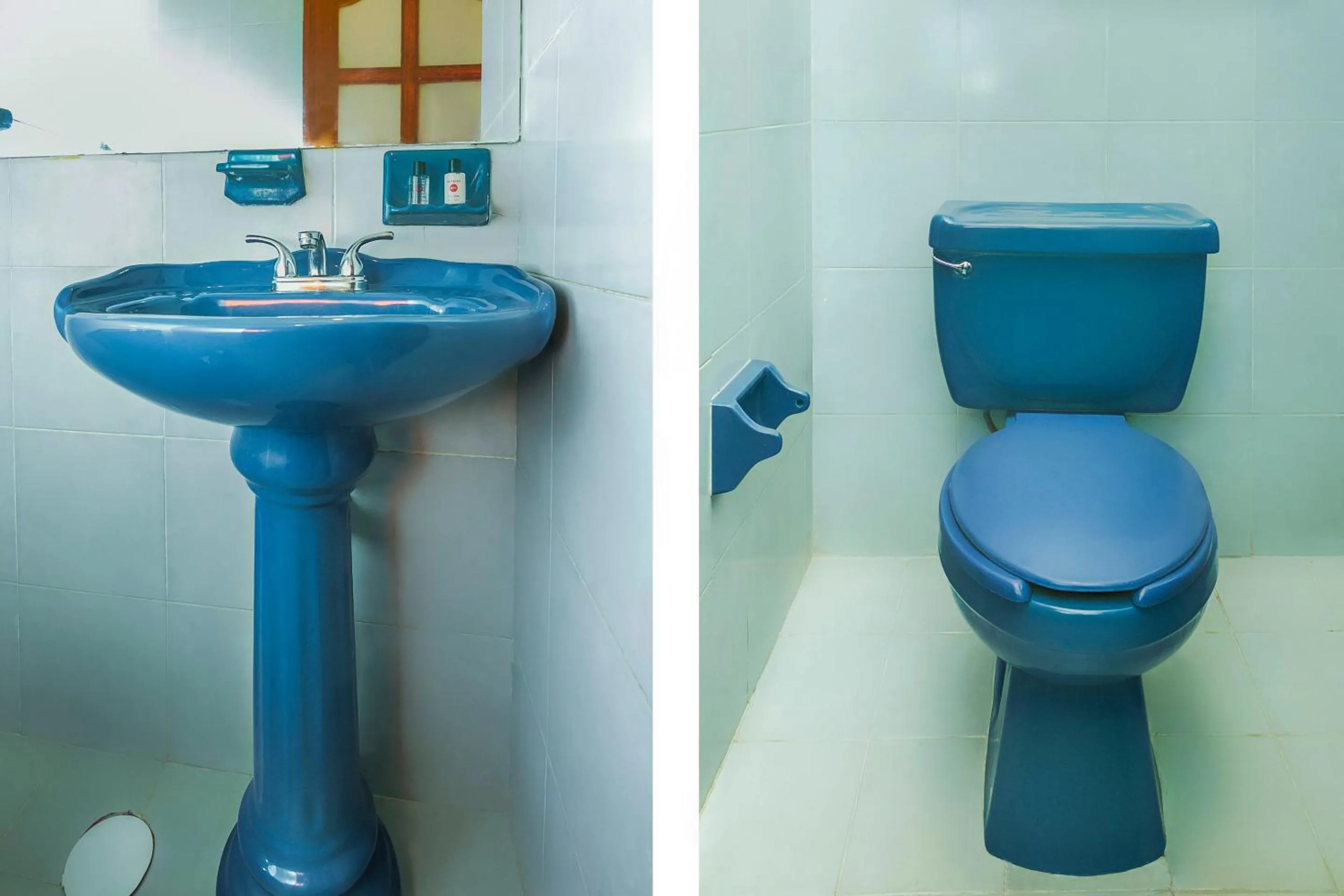 Bathroom in OYO Posada De Los Angeles, Pátzcuaro