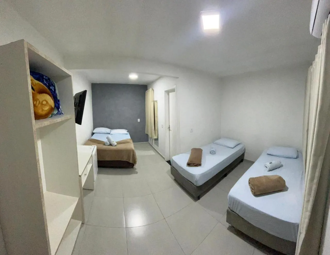 Bed in Pousada Graff