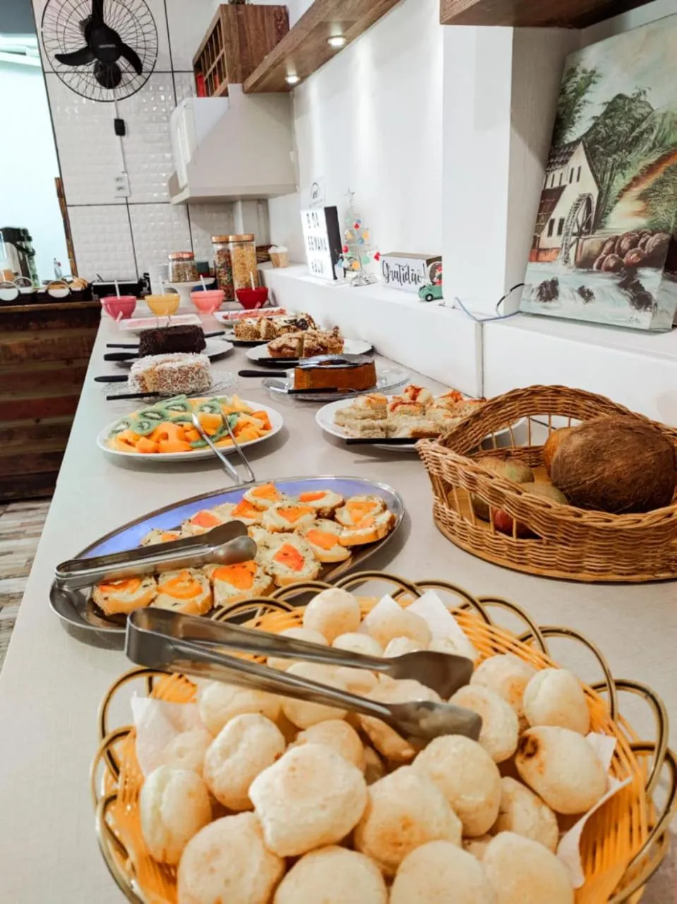 Continental breakfast in Pousada Graff