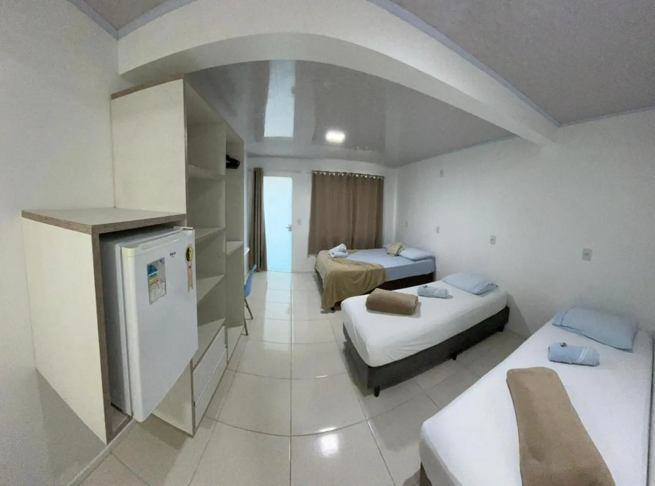 Bed in Pousada Graff