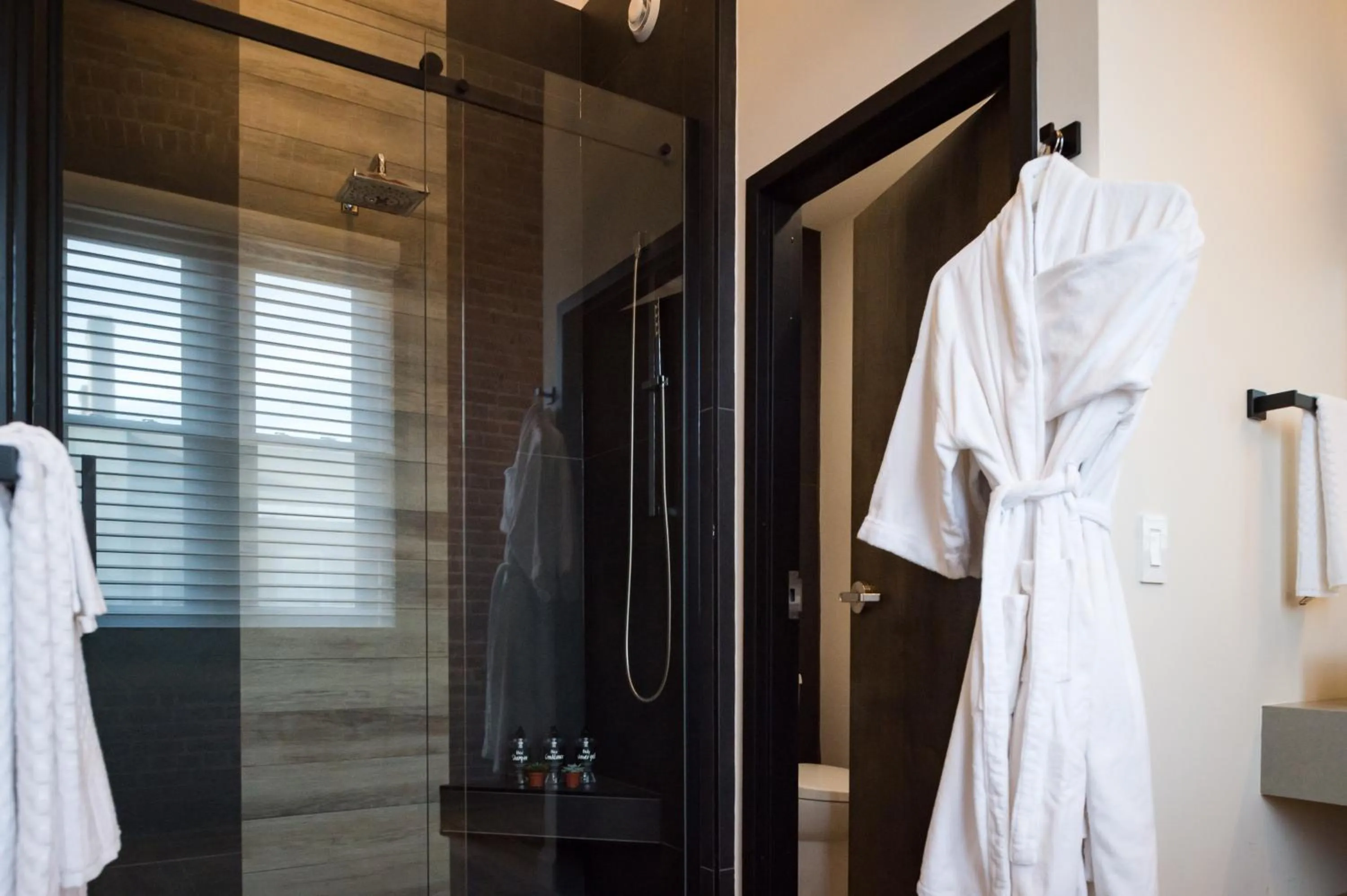 Shower in 48 King West Boutique Hotel