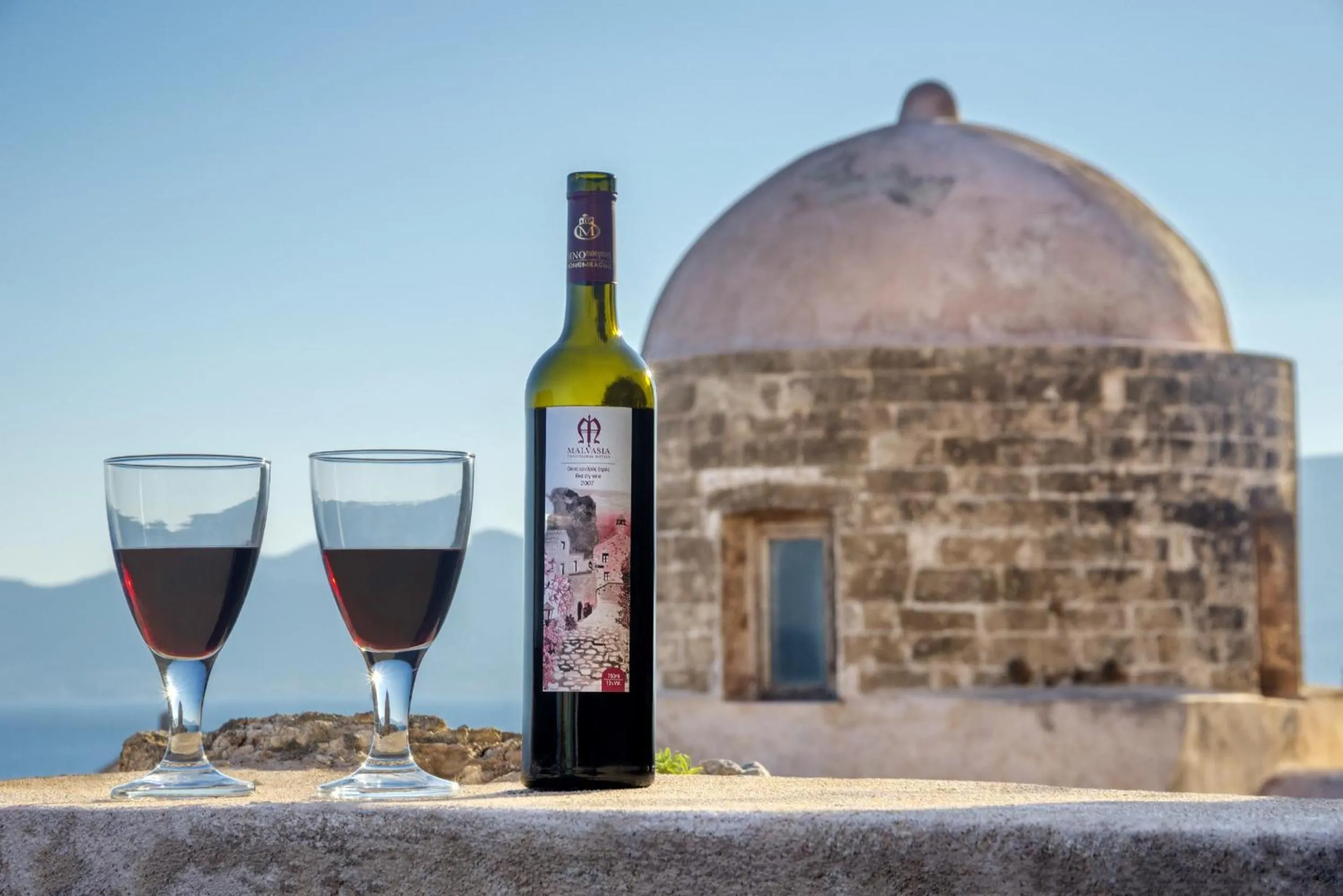 Alcoholic drinks in Malvasia Traditional Hotel