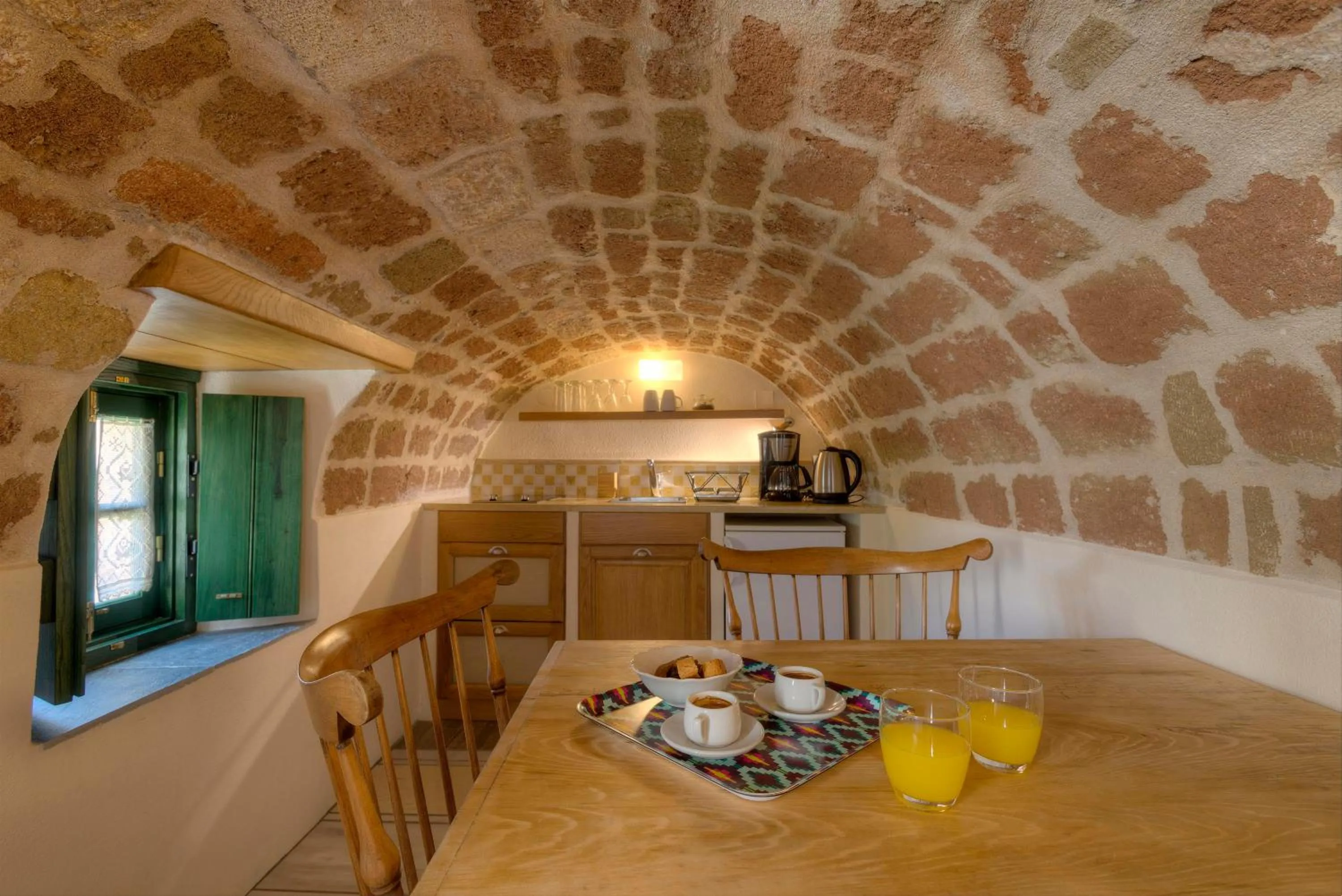 Kitchen or kitchenette in Ritsos Guesthouse