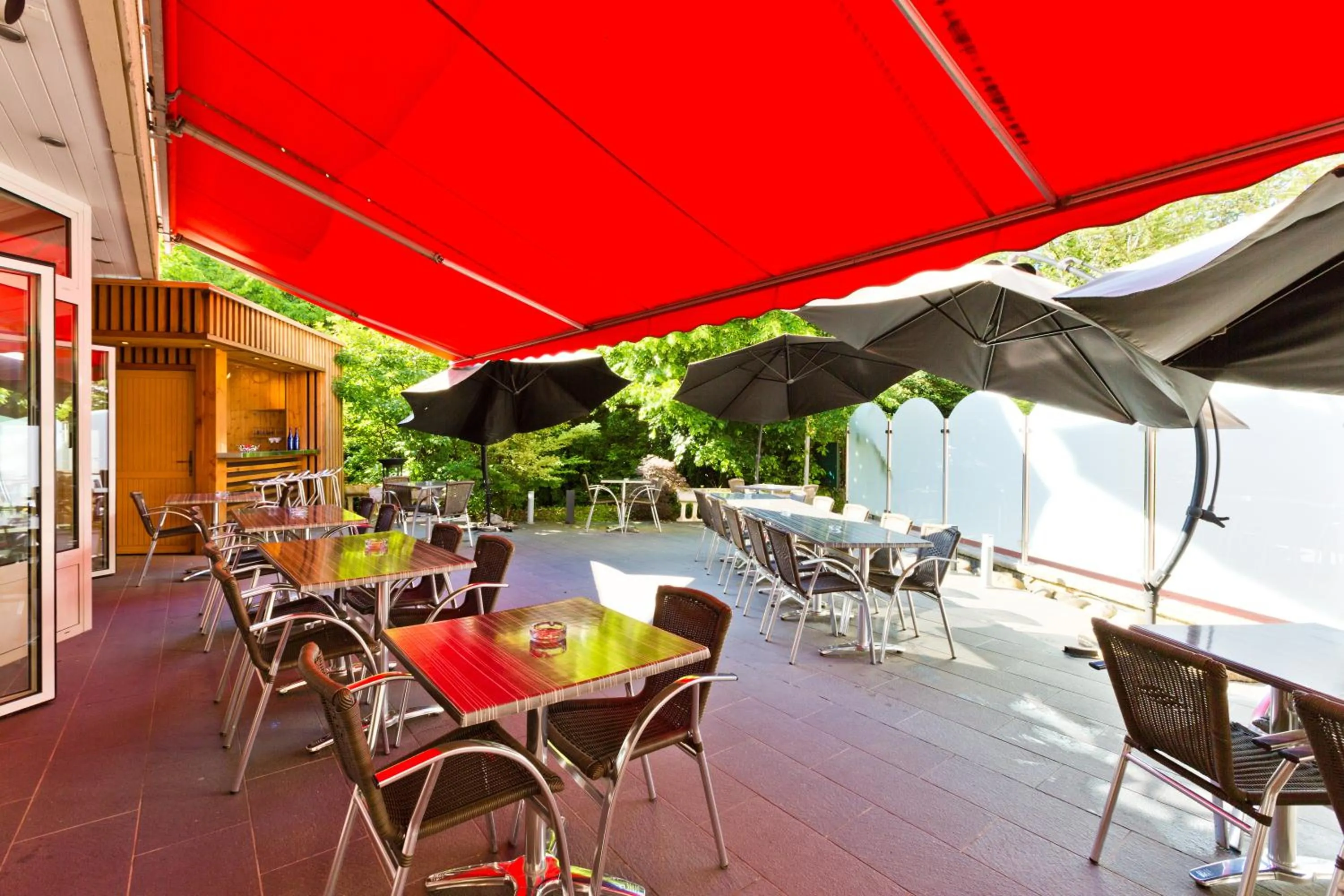 Patio in Hotel Novel Restaurant La Mamma