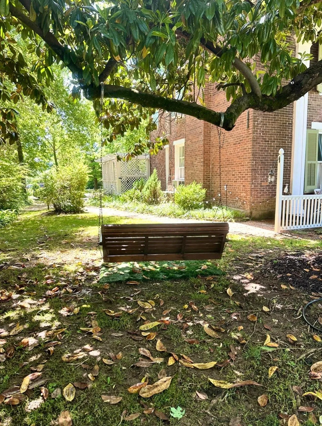 Garden view in Belmont Inn